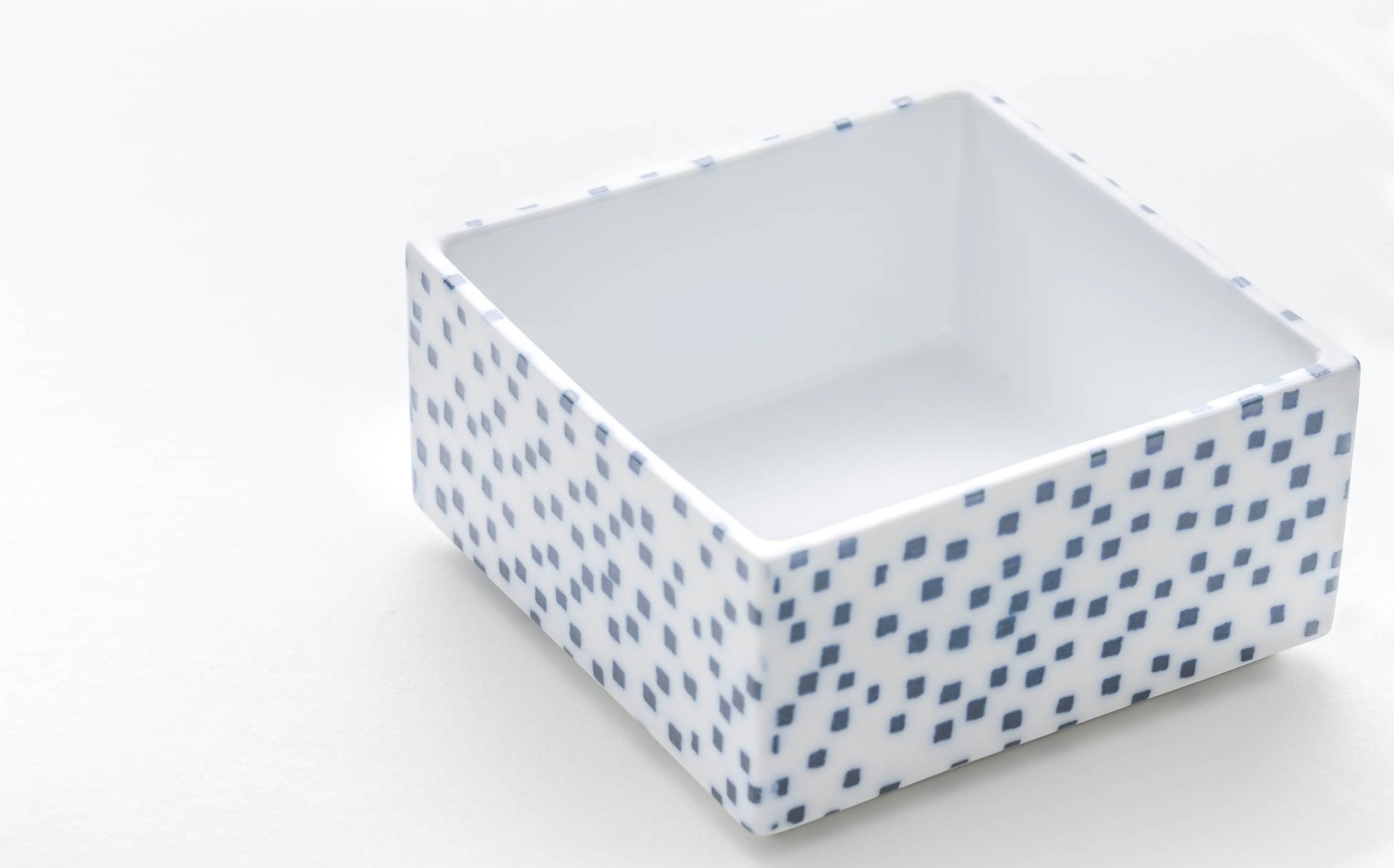 Ju-bako - Porcelain Square Blue S #Size_square s