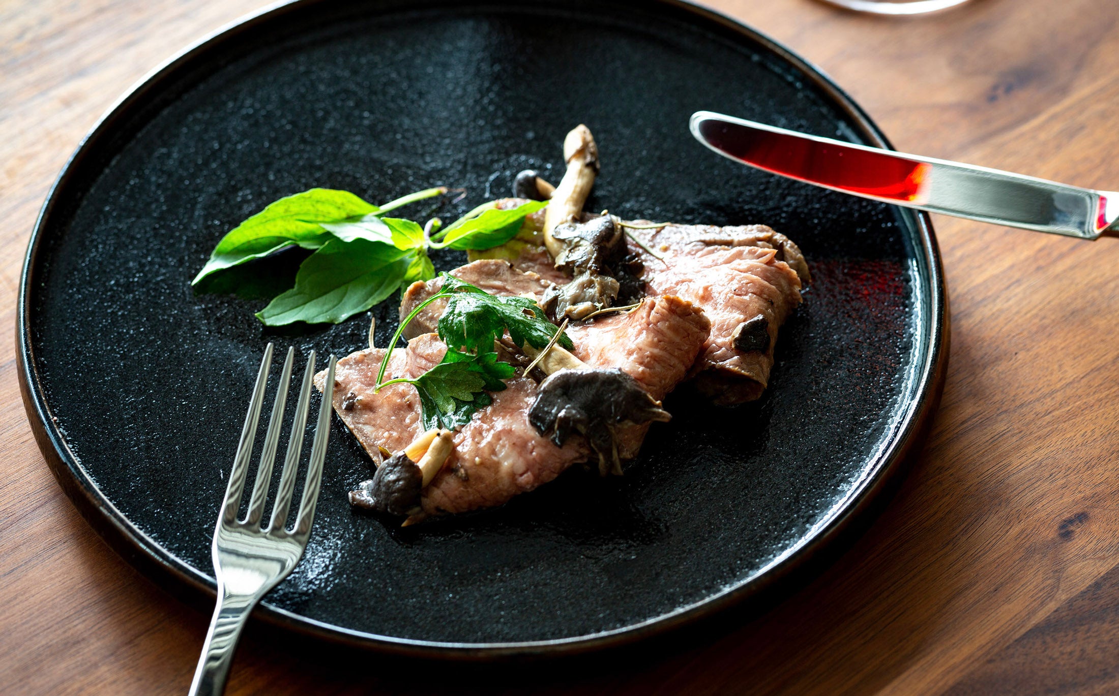 Kafka - Ceramic Black - Round Plate