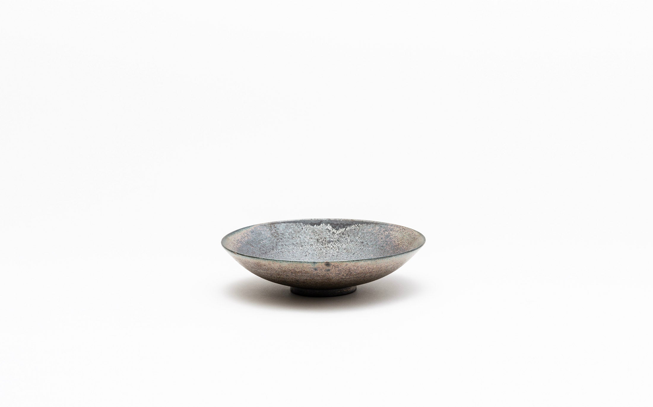 Kanzan - Ceramic Grey Luster - Shallow Bowl