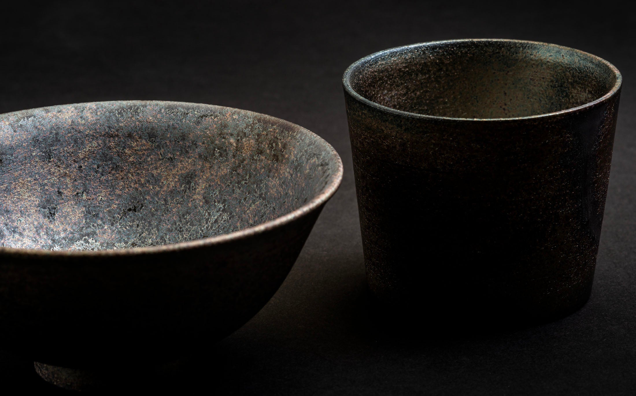Kanzan - Ceramic Grey Luster - Rice Bowl