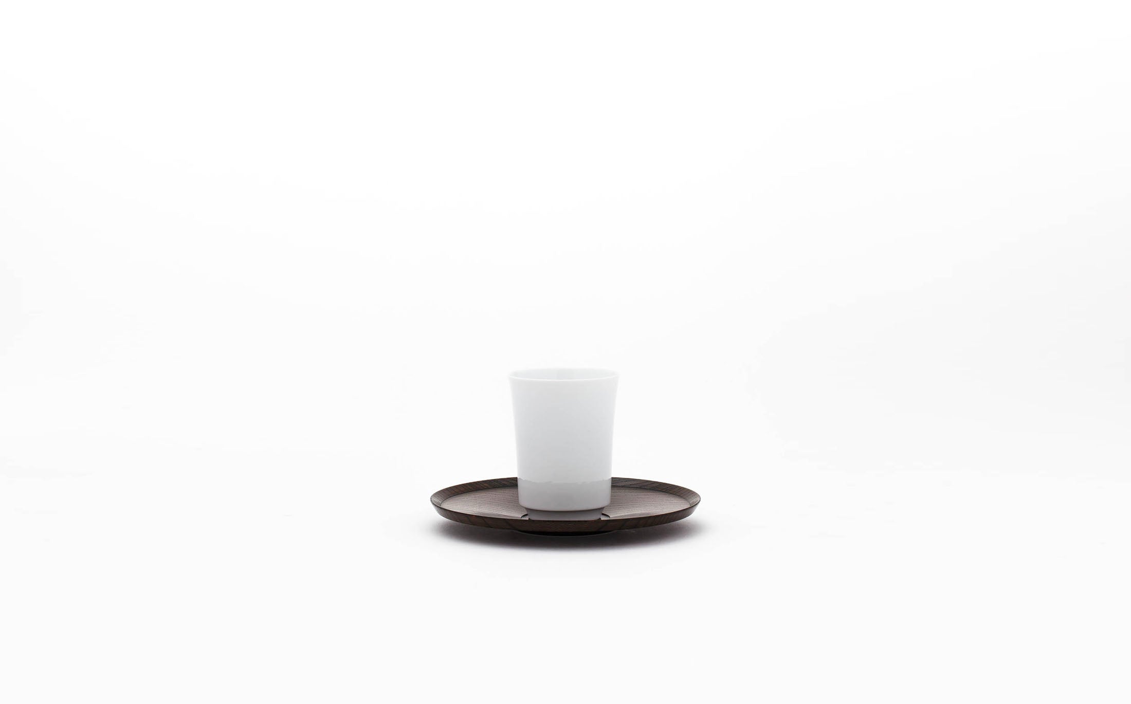 Kaoru - Zelkova Wipe Lacquer Black - Saucer