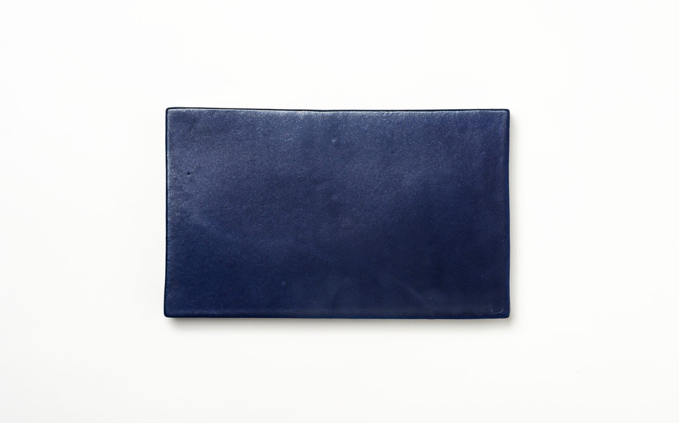 Kasama - Ceramic Blue - Rectangle Plate with Legs