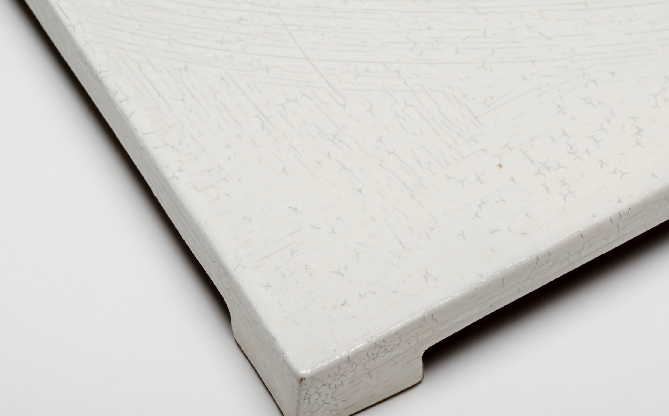 Kasama - Ceramic White - Square Plate with Legs