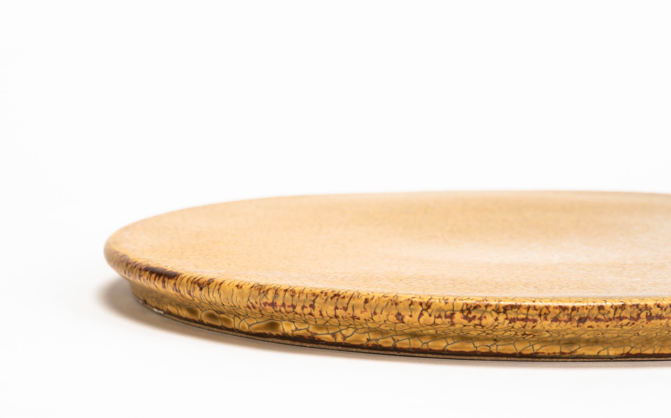 Kasama - Ceramic Yellow - Round Plate