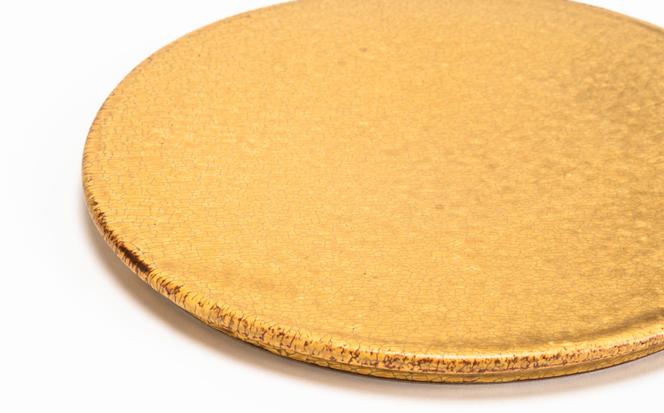 Kasama - Ceramic Yellow - Round Plate