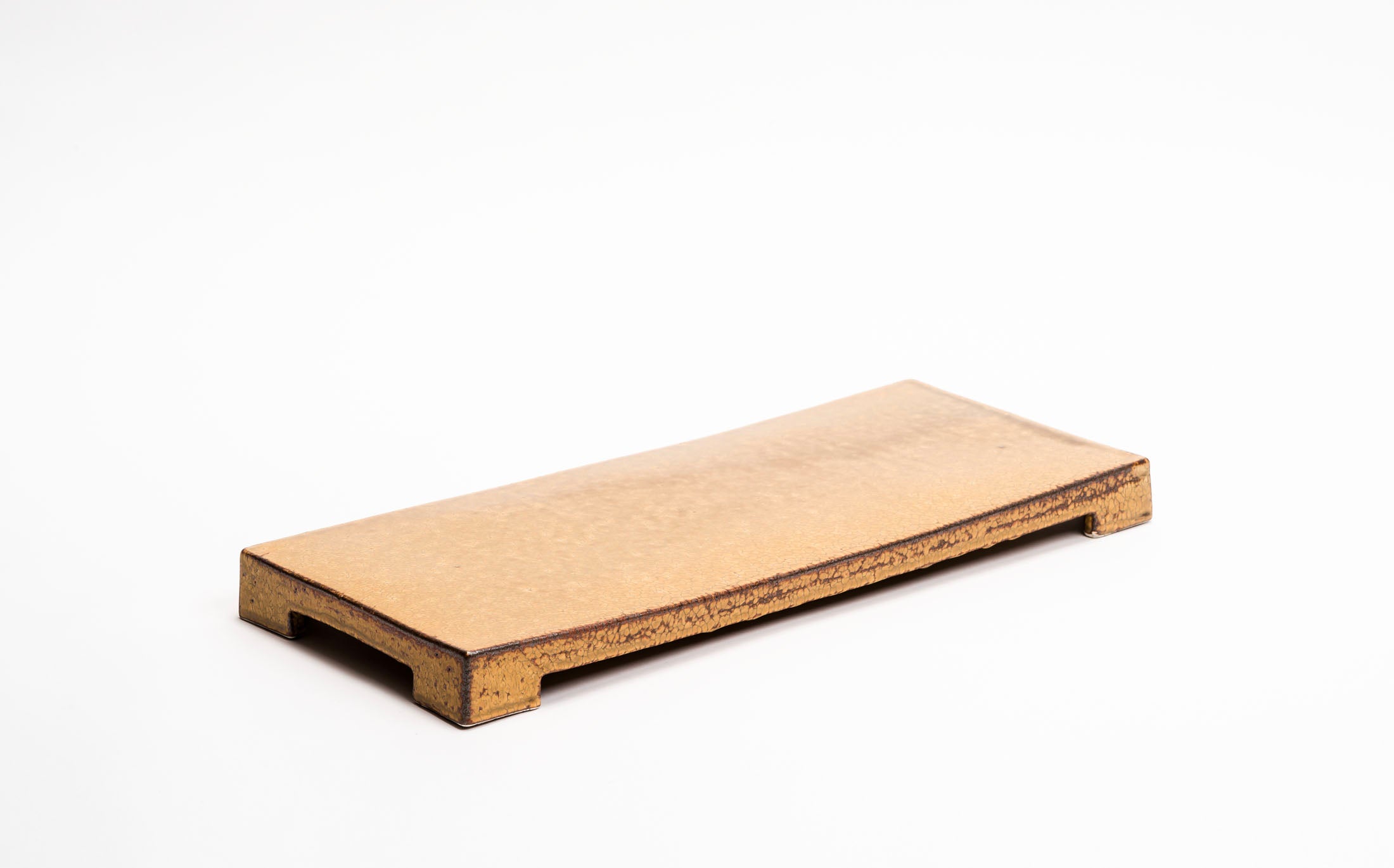 Kasama - Ceramic Yellow - Rectangle Plate with Legs