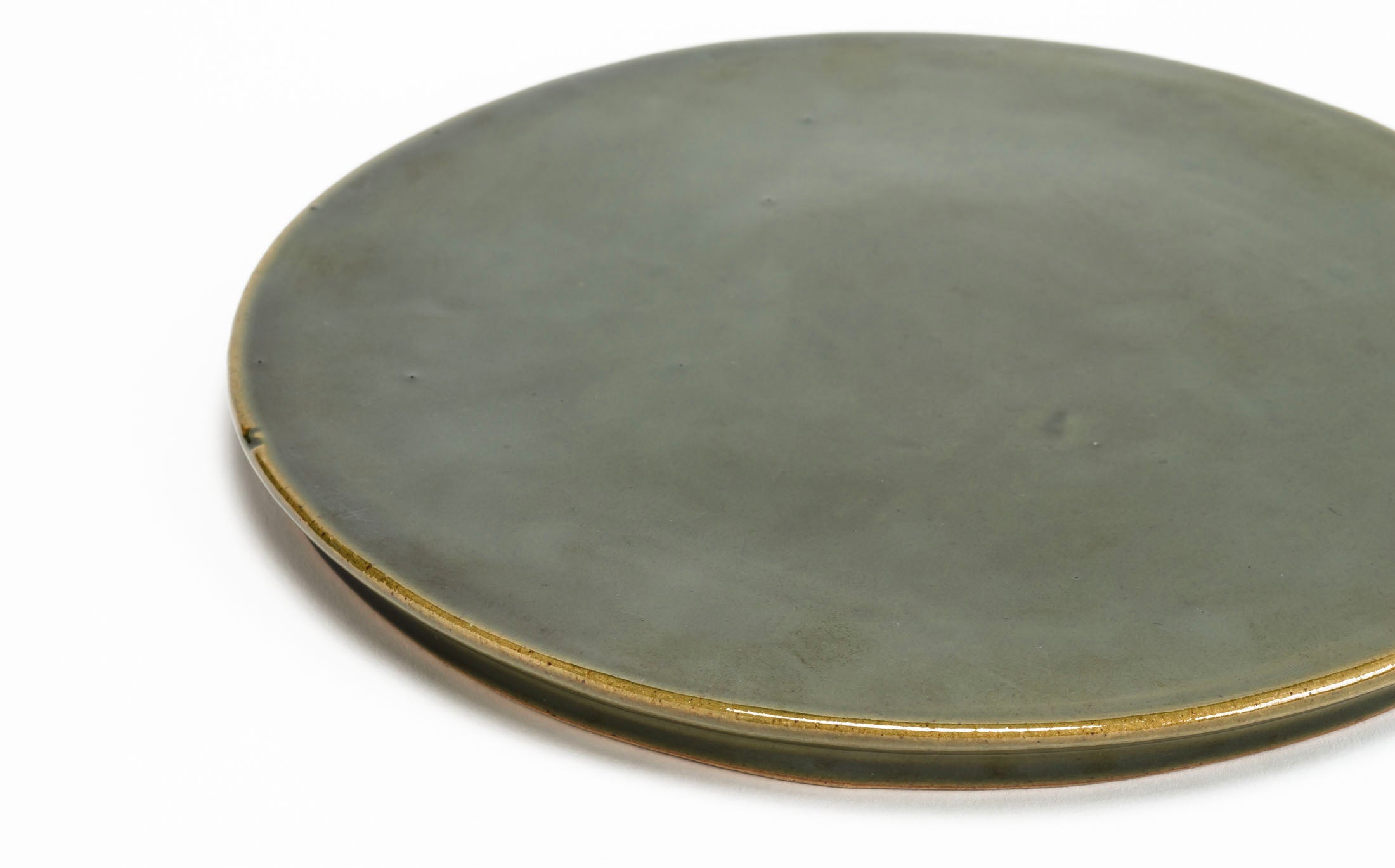 Kasama - Ceramic Green - Round Plate
