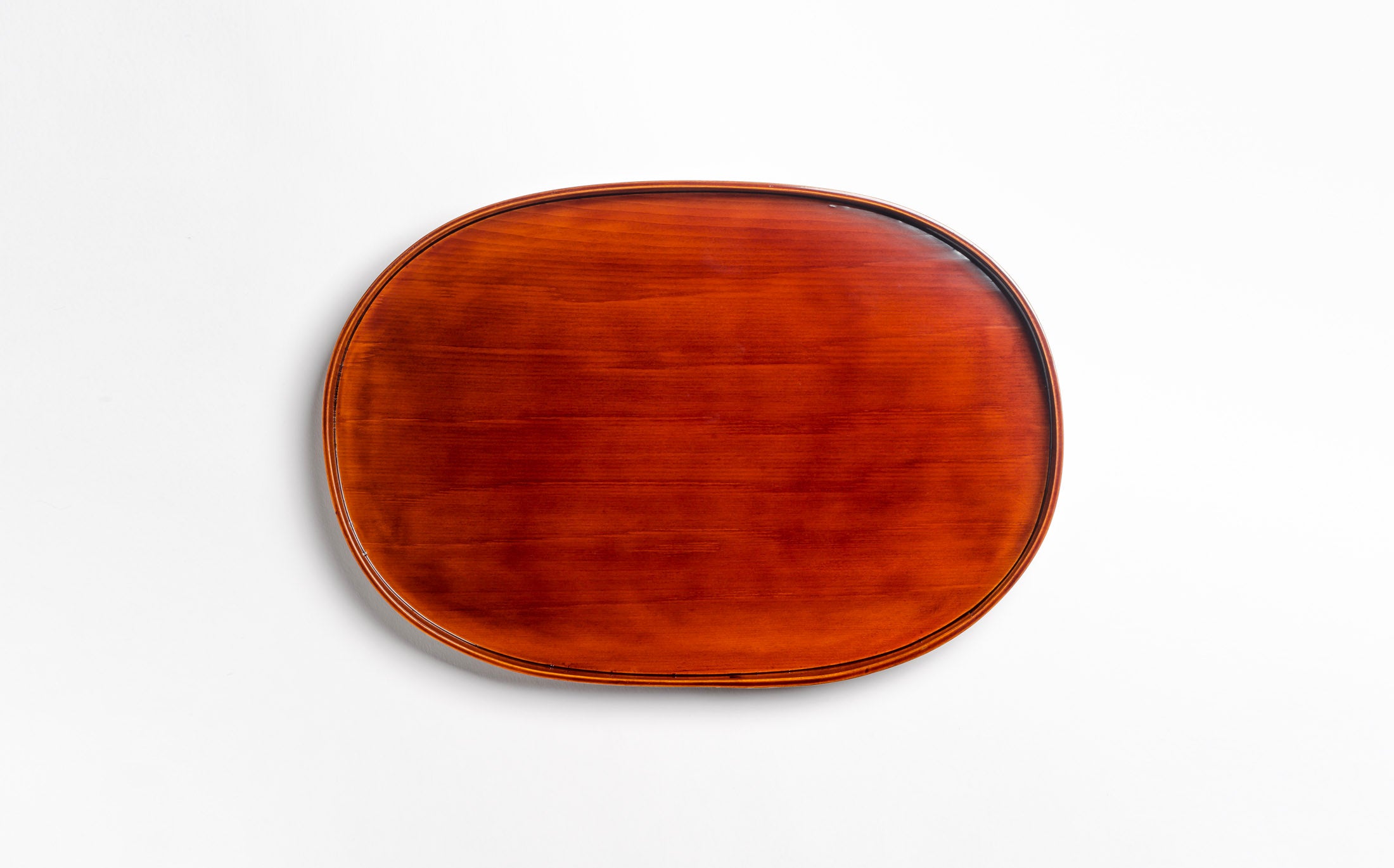 Mihashi - Yellow Shunkei - Oval Tray L