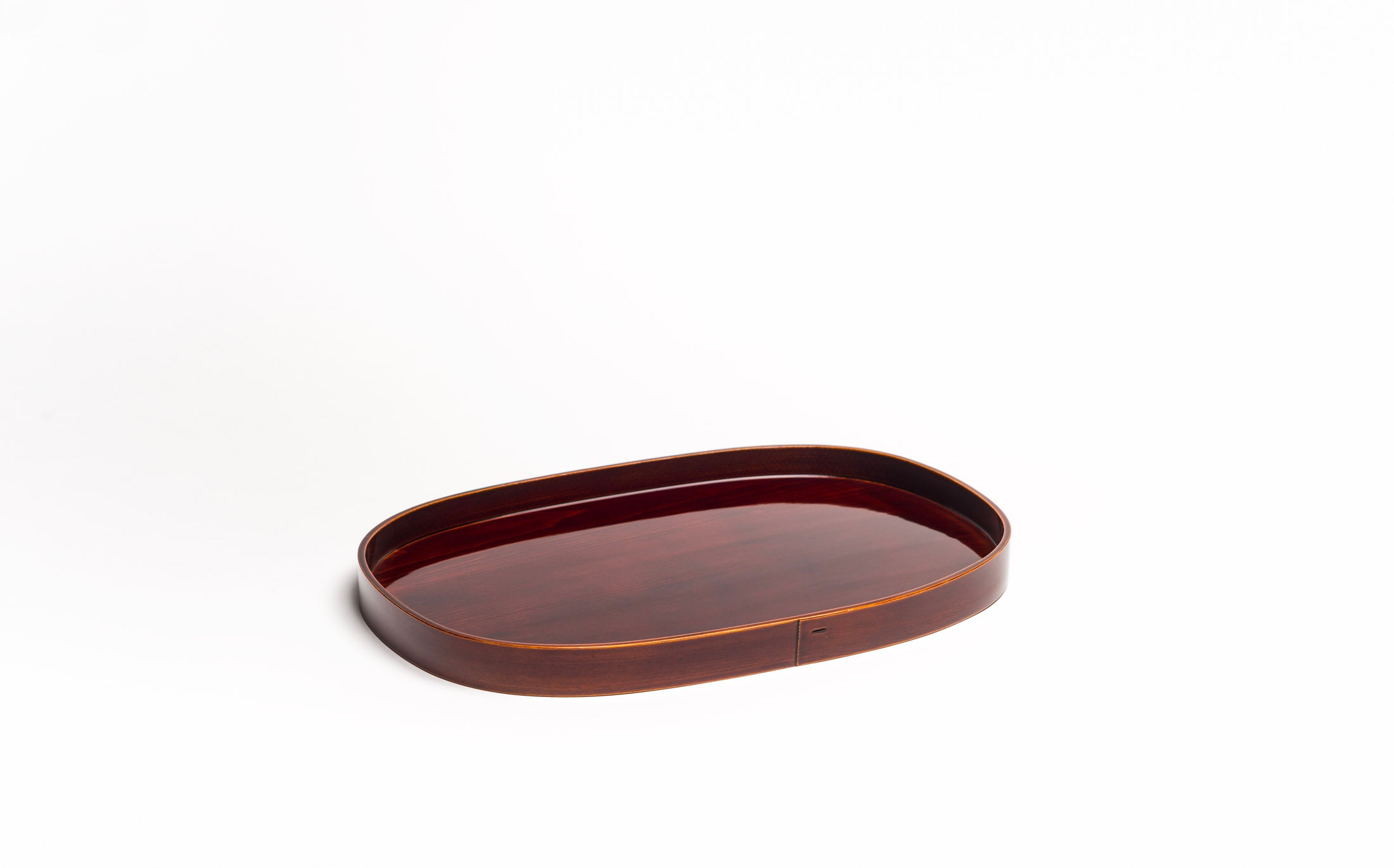 Mihashi - Yellow Shunkei - Oval Tray M