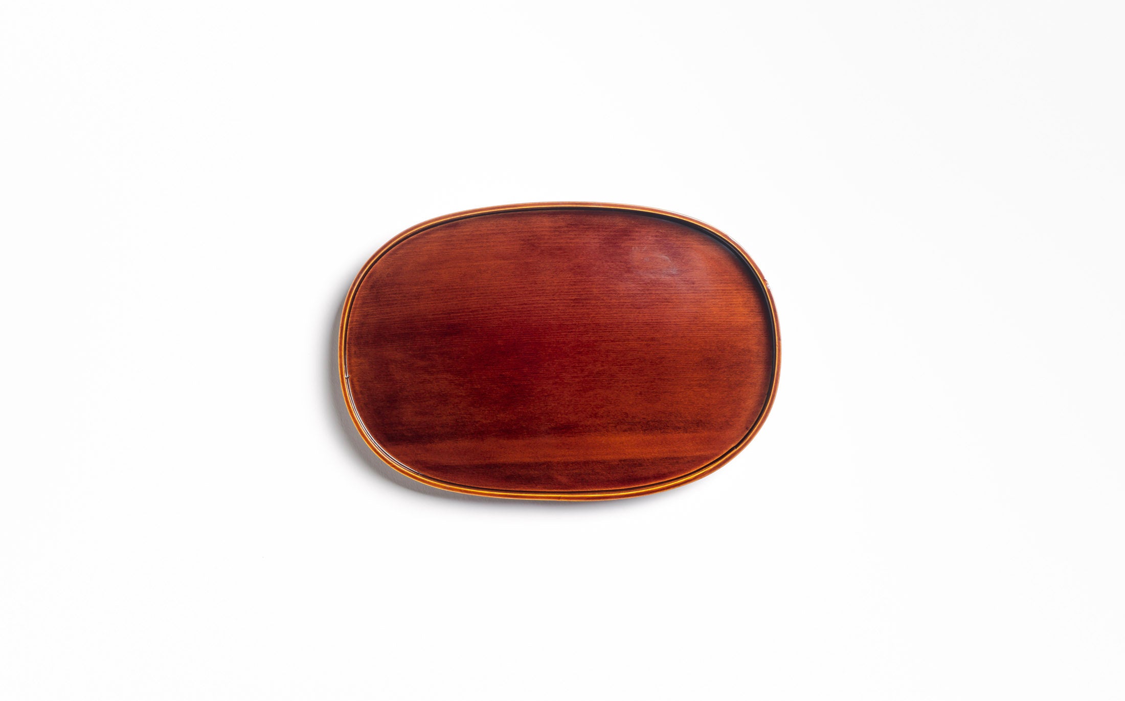 Mihashi - Yellow Shunkei - Oval Tray S