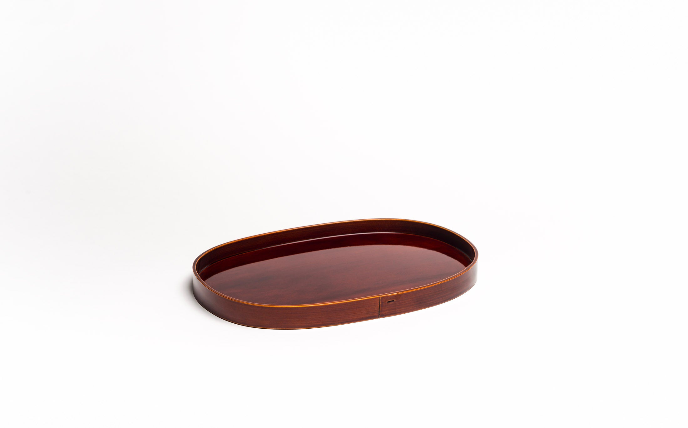 Mihashi - Yellow Shunkei - Oval Tray S