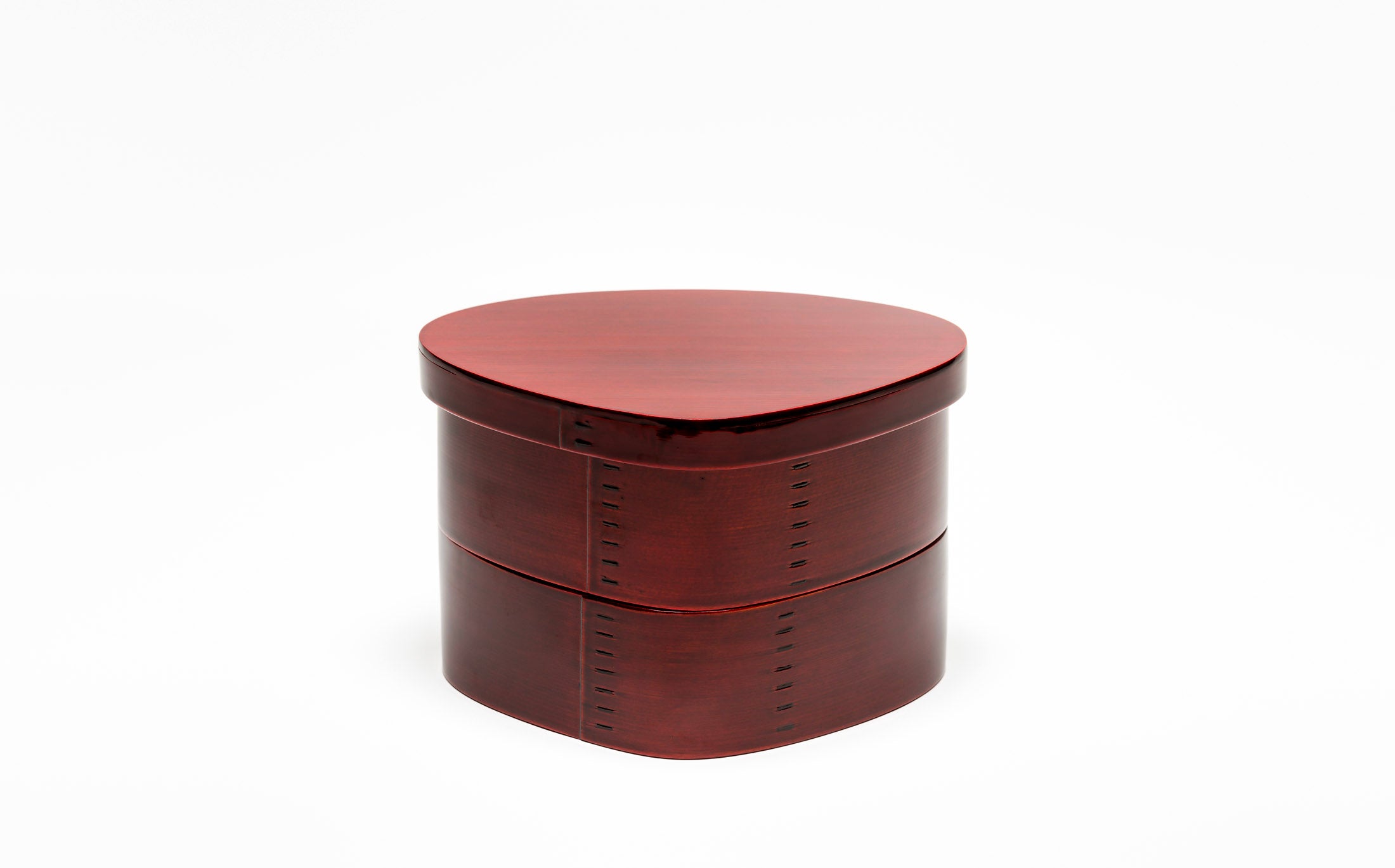 Mihashi - Red Shunkei - 2 Tier Hamaguri Lunch Box