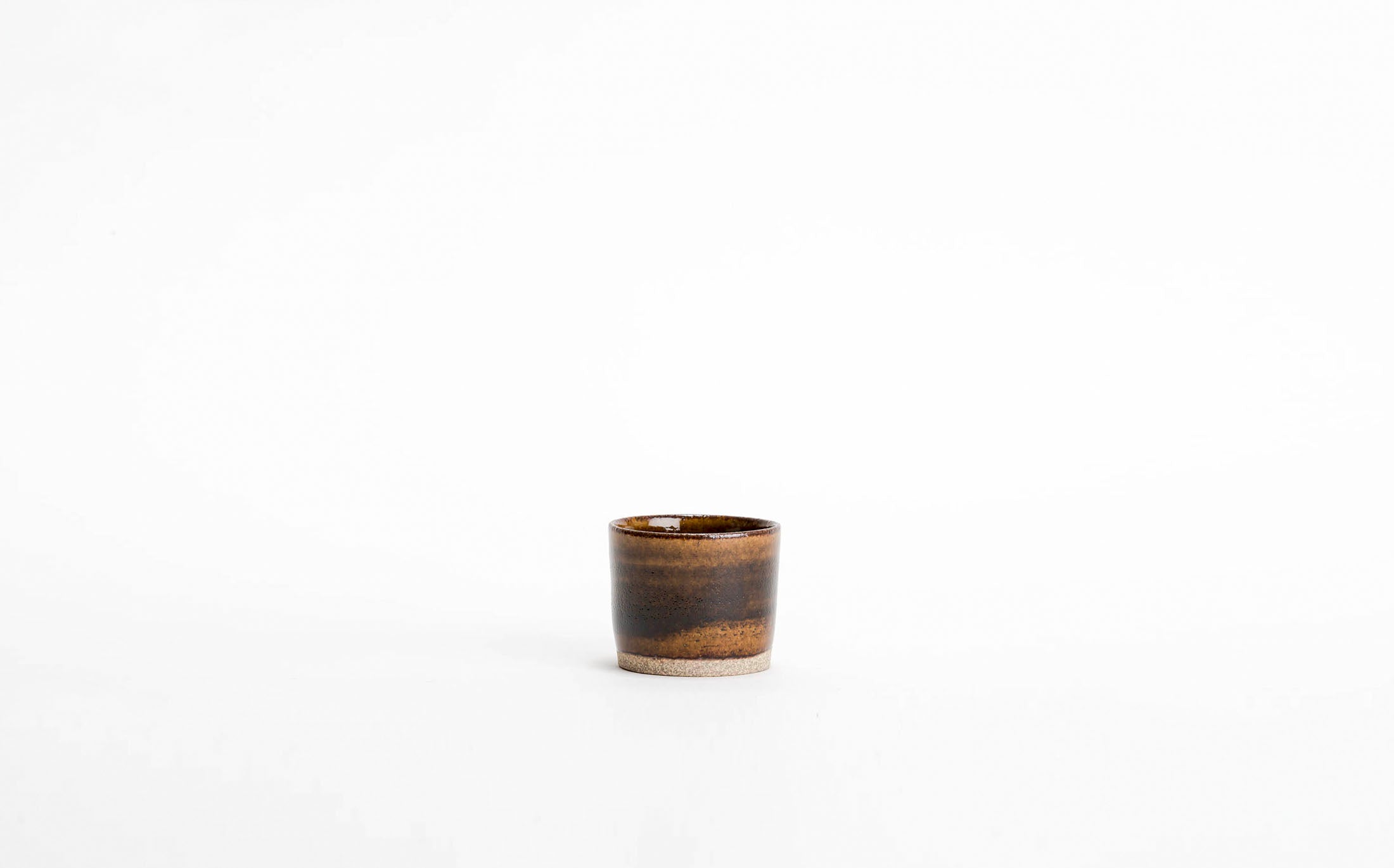 Namida - Ceramic Brown - Sake Cup S
