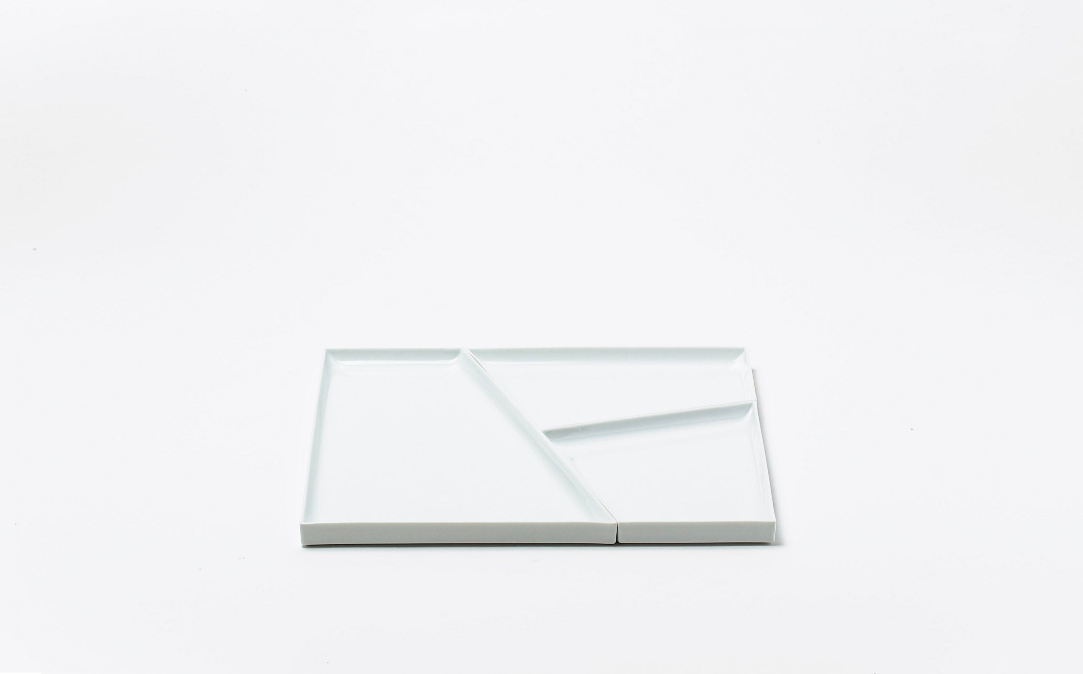 Objet d'Art - Porcelain White - Plate set