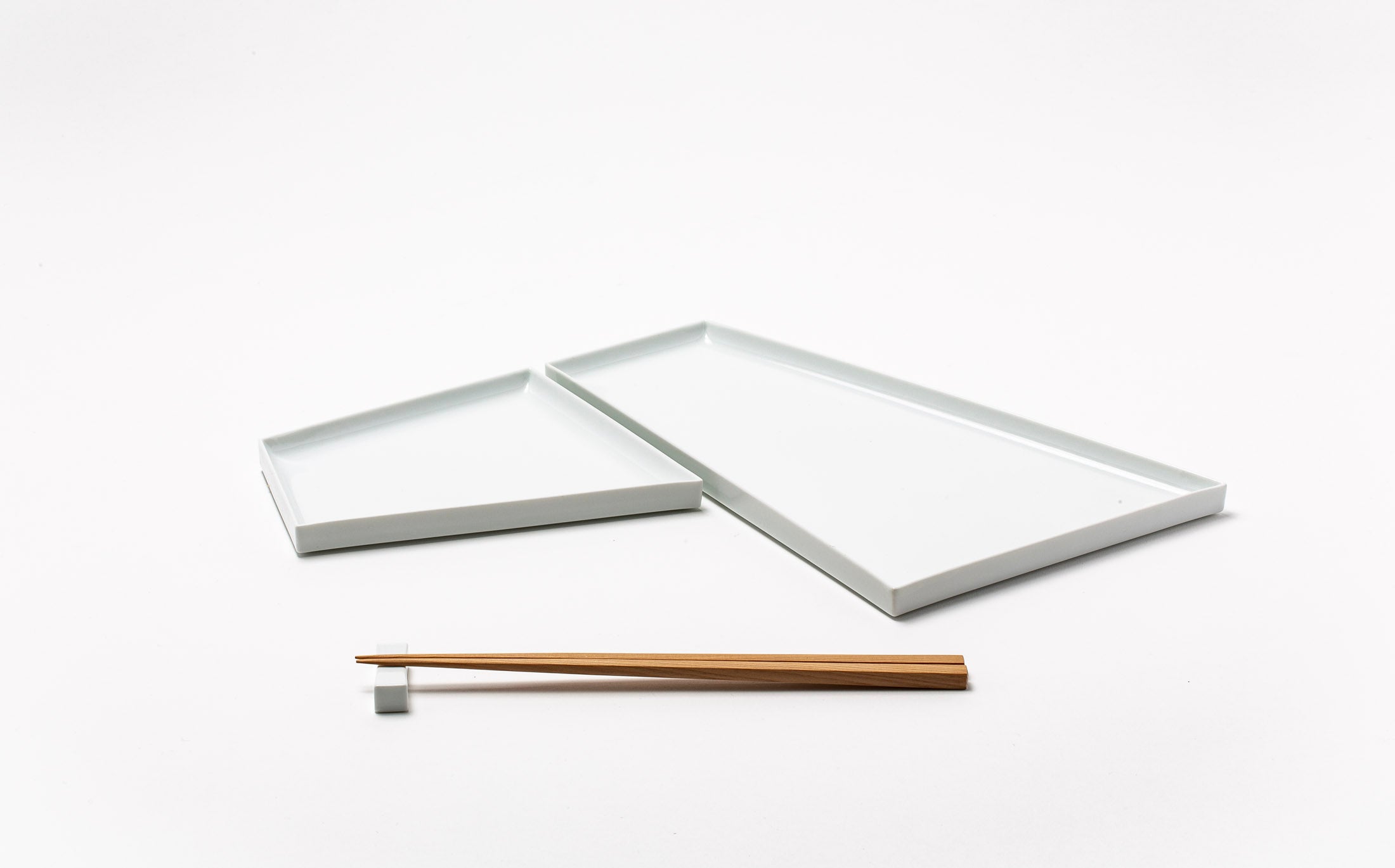 Objet d'Art - Porcelain White - Plate set