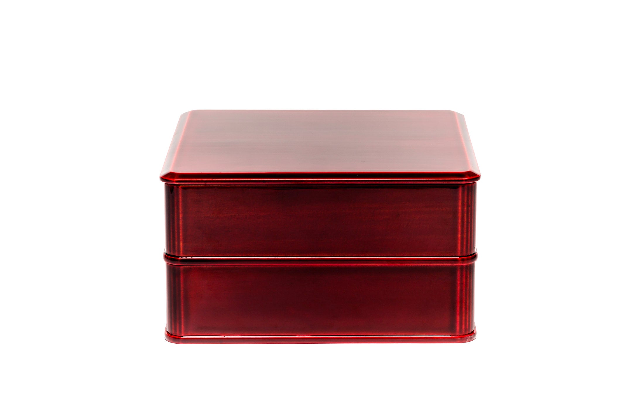 Omae - Red Shunkei - 2 Tier Ju-bako