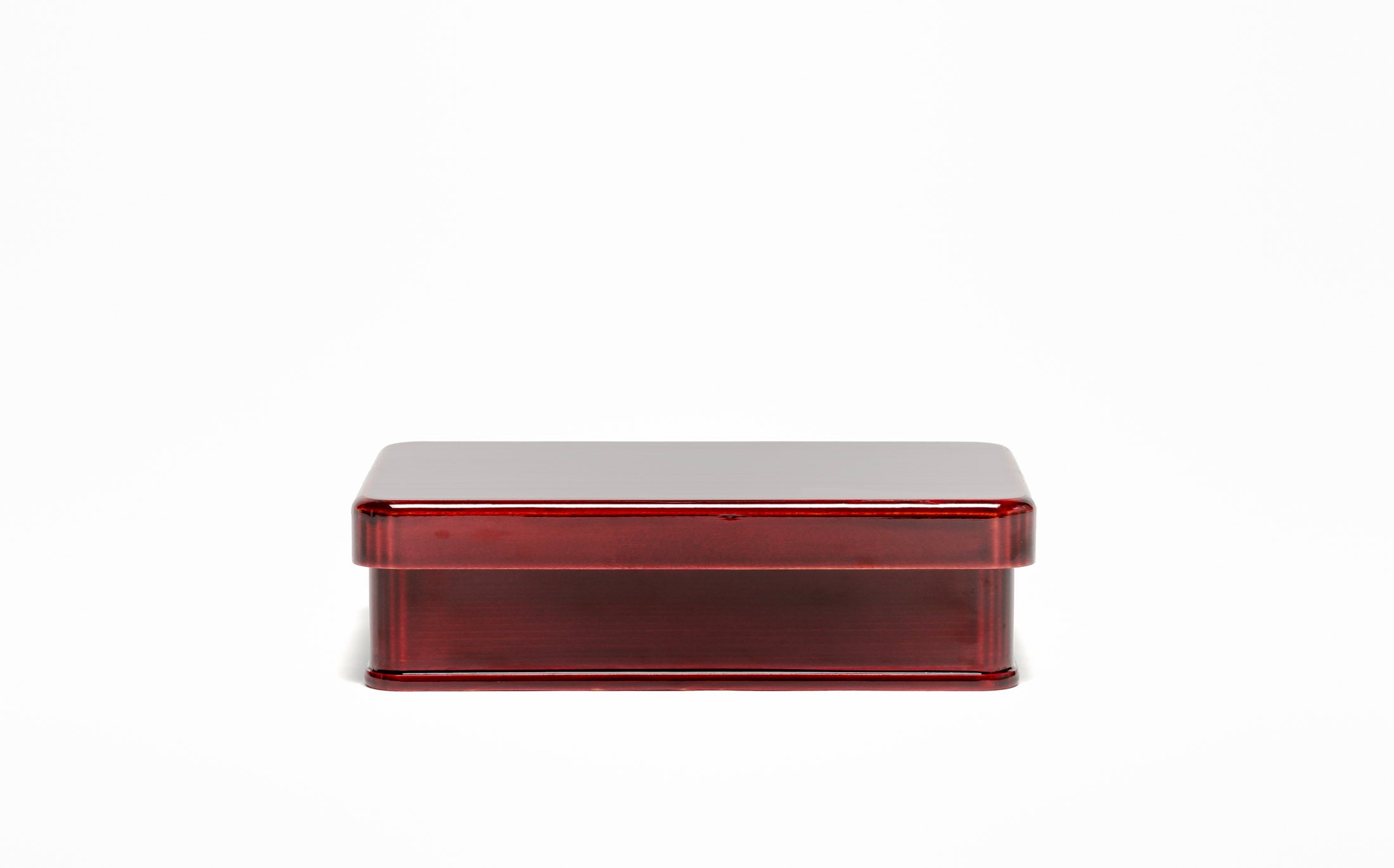 Omae - Red Shunkei - Square Lunch Box
