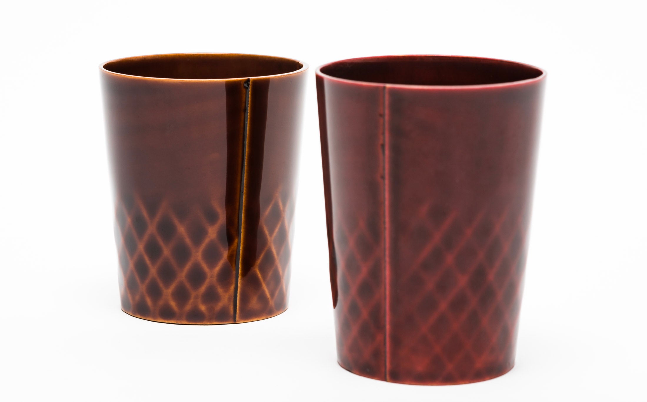 Omae - Cup Woven-Bamboo Pattern
