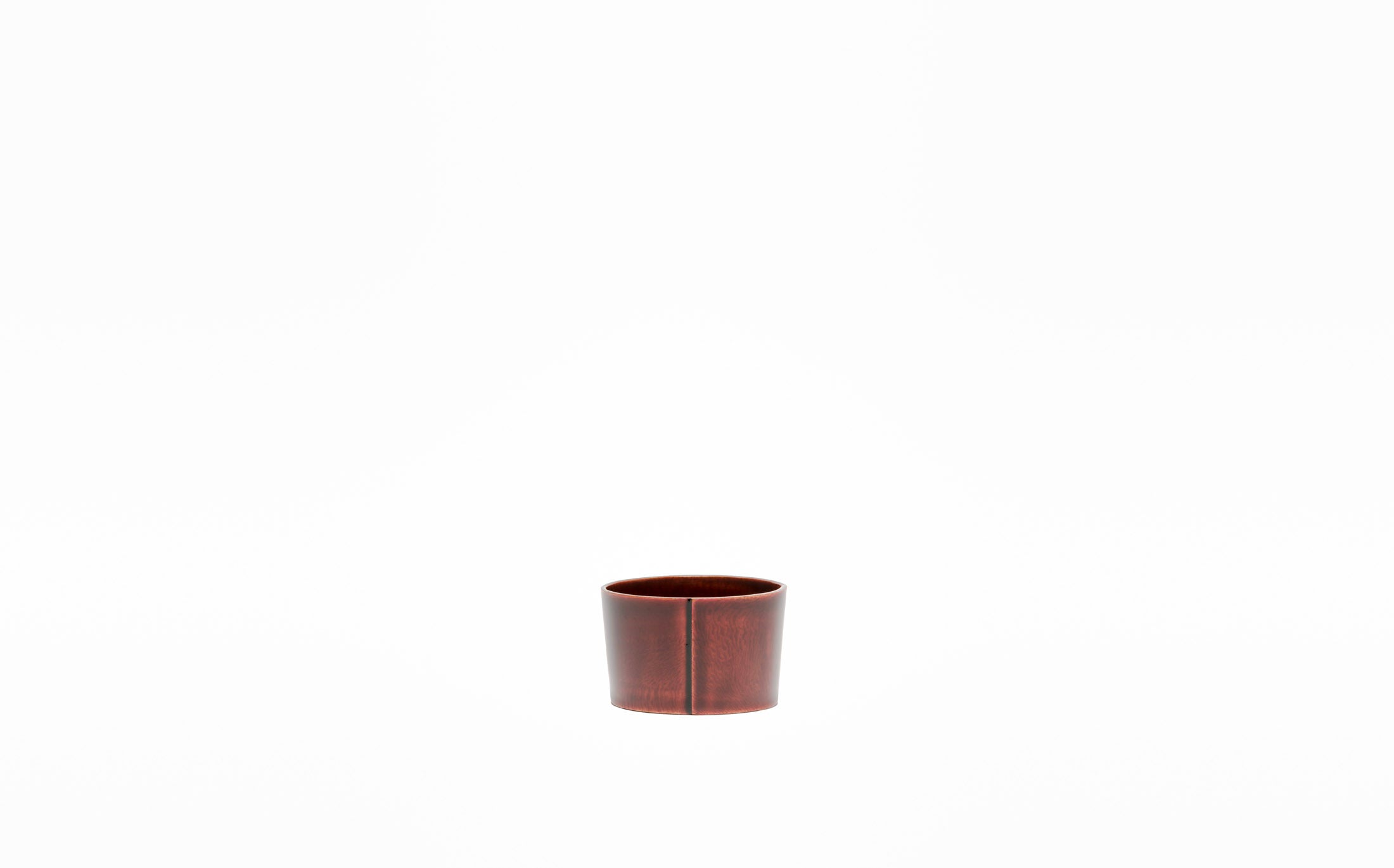 Omae - Red Shunkei - Sake Cup
