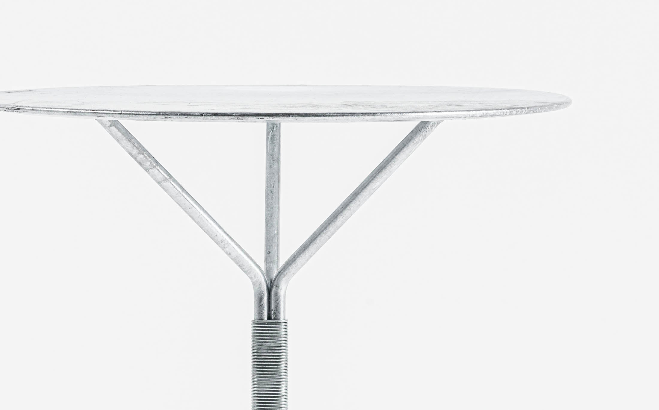 serpentine table - steel