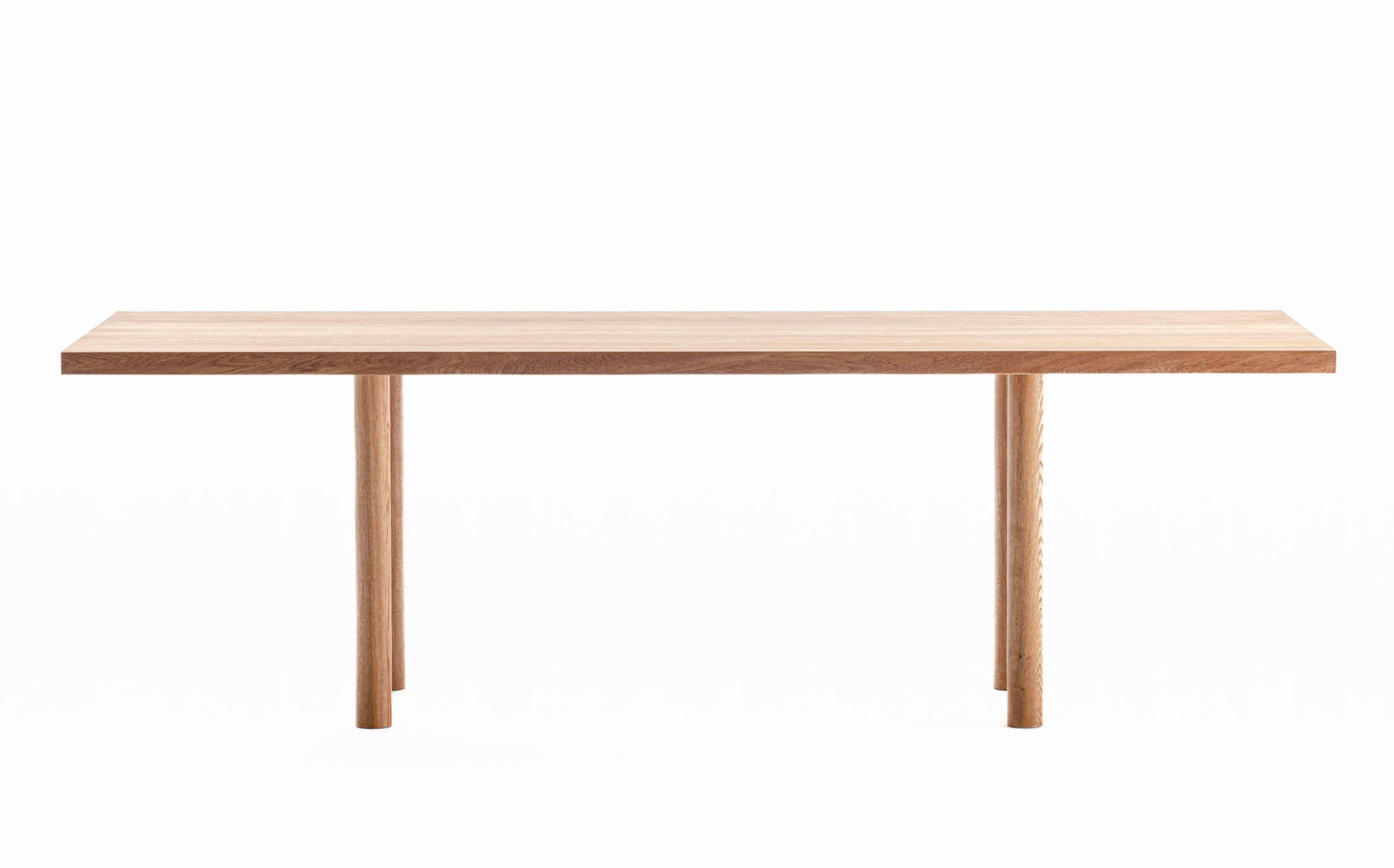 Atelier Zumthor working table - Round legs #Wood Finish_beeswax