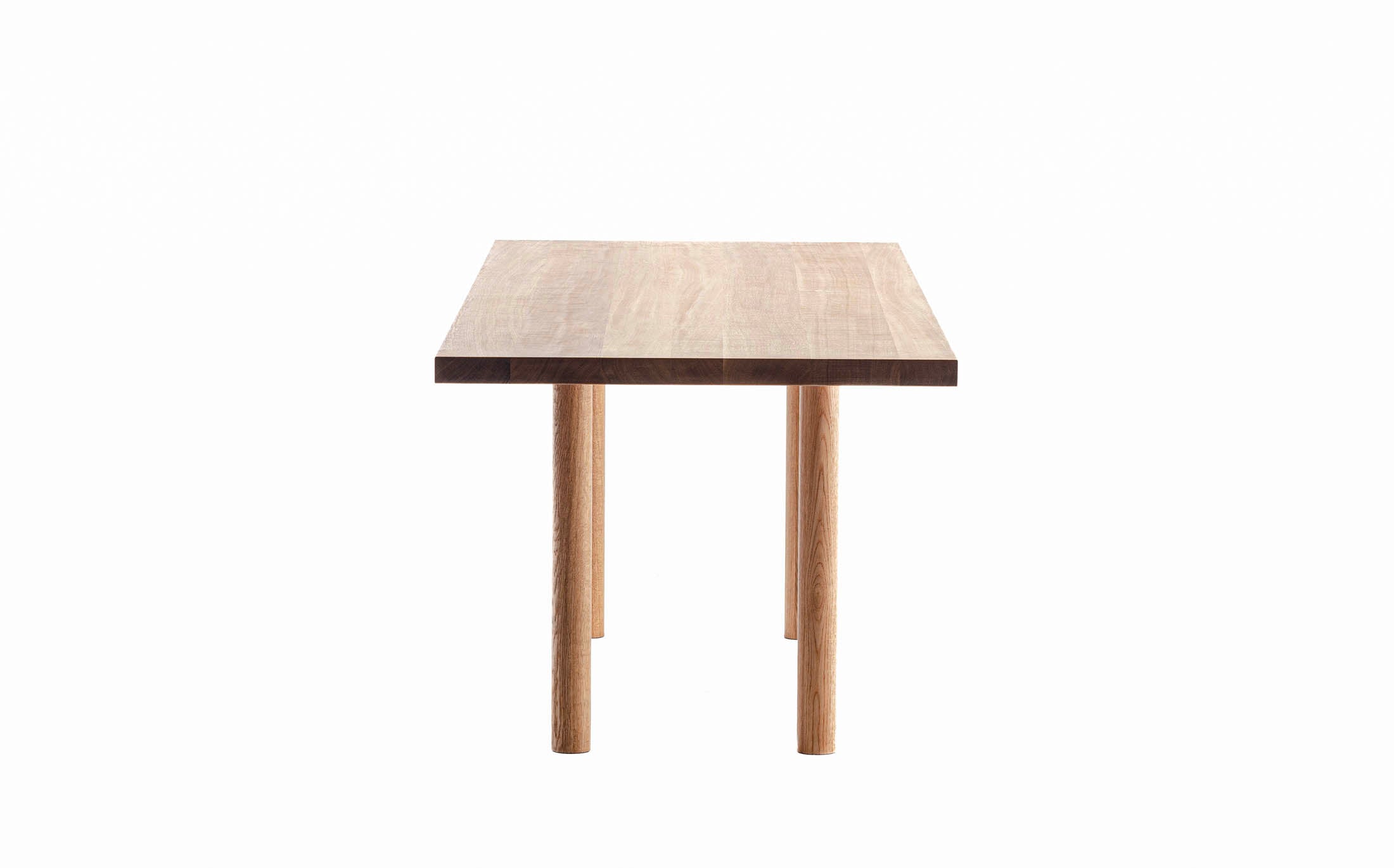 Atelier Zumthor working table - Round legs #Wood Finish_beeswax