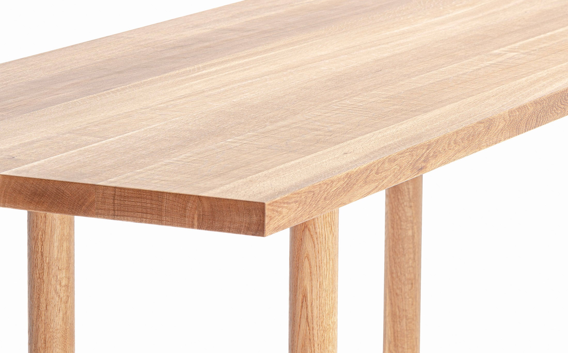 Atelier Zumthor working table - Round legs #Wood Finish_beeswax