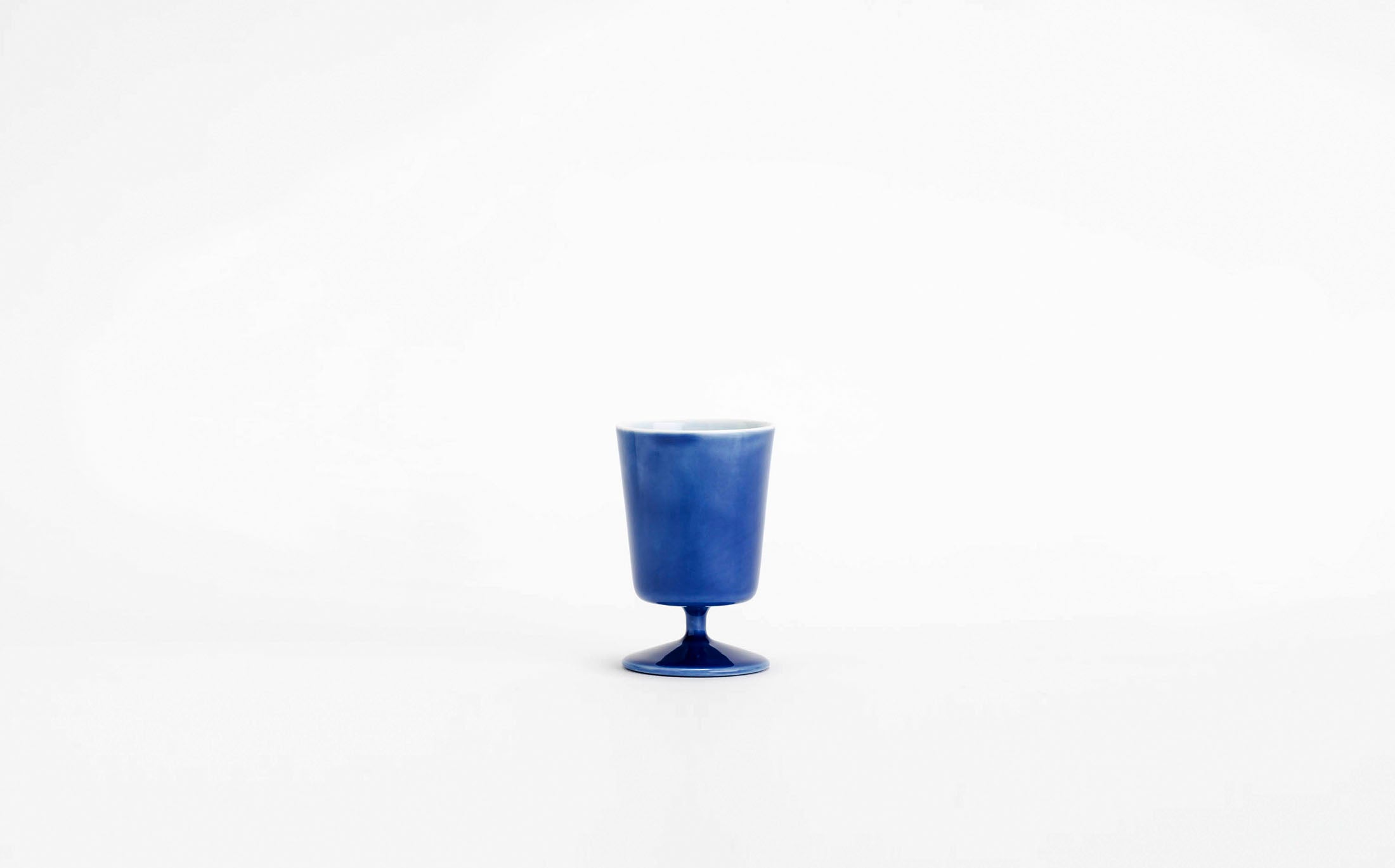 Sakazuki - Porcelain Overall Blue - Sake Cup M
