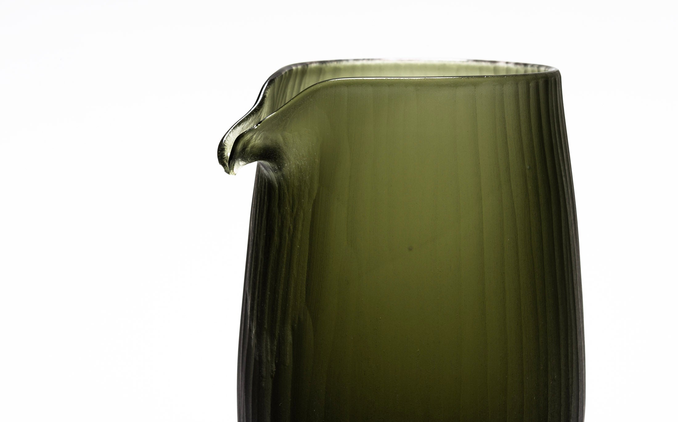 snow, sea & deep forest - Glass Green - Pitcher