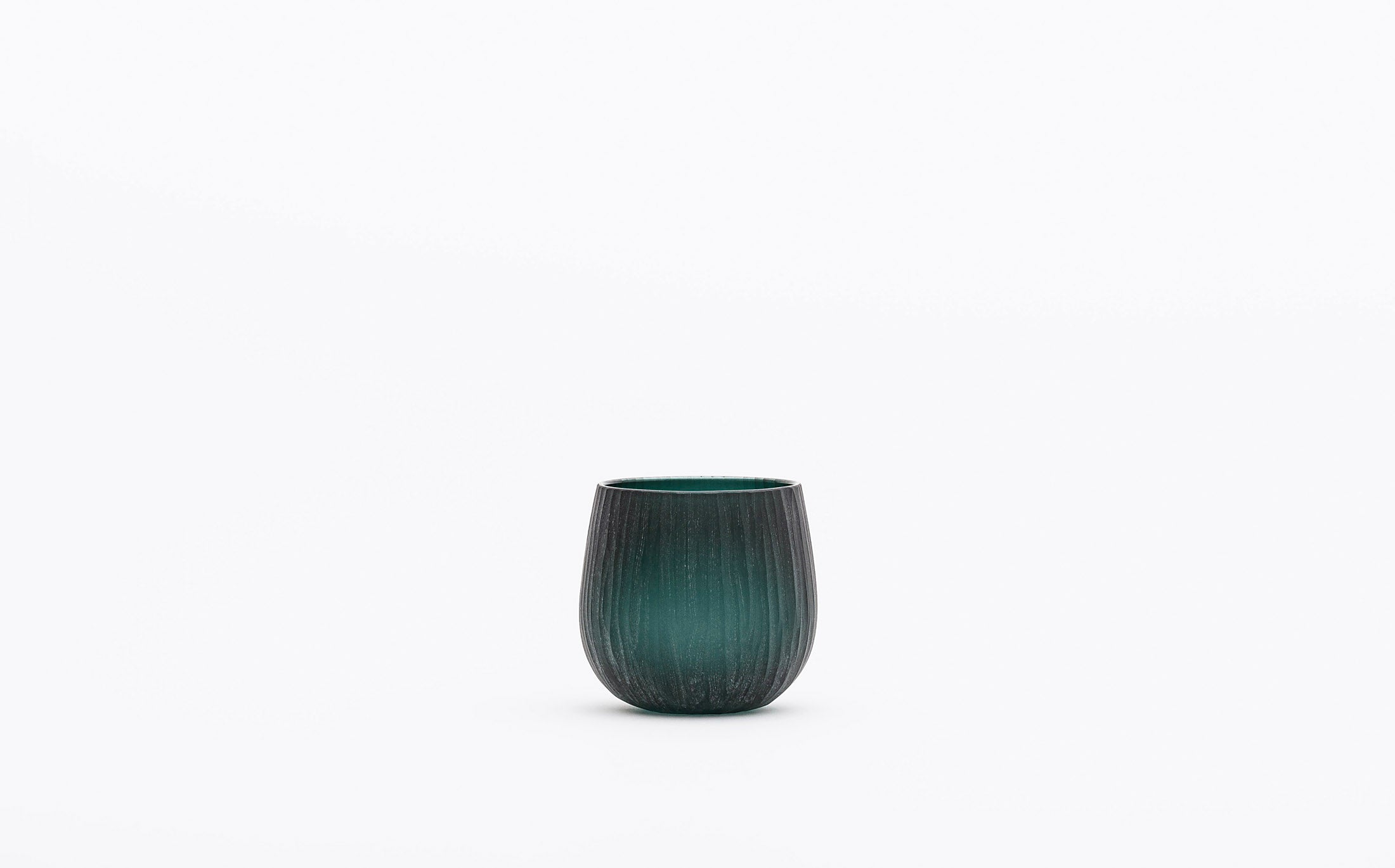 snow, sea & deep forest - Glass Blue-green - Tumbler