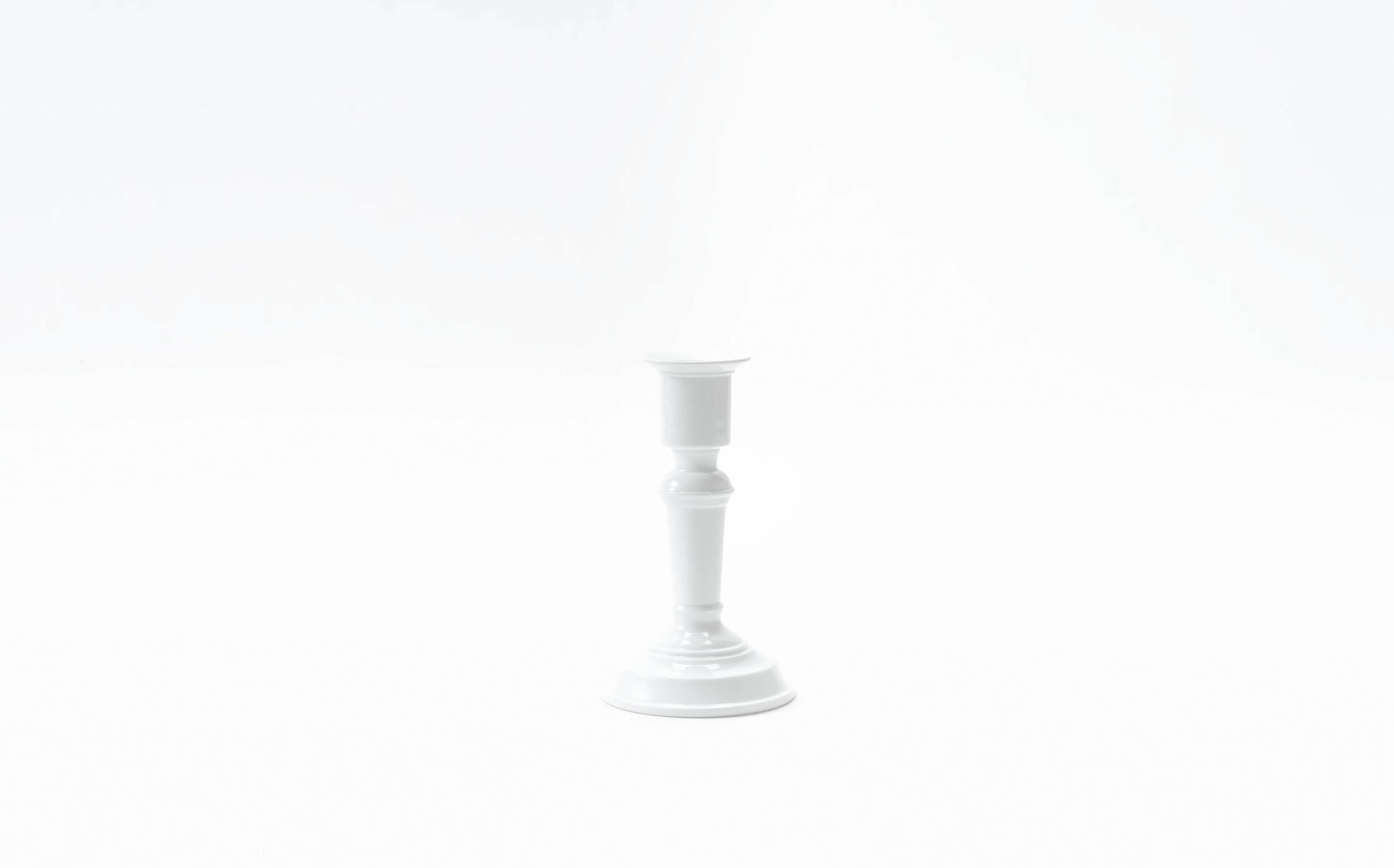 Tamaki - Porcelain White - Candle Stand B