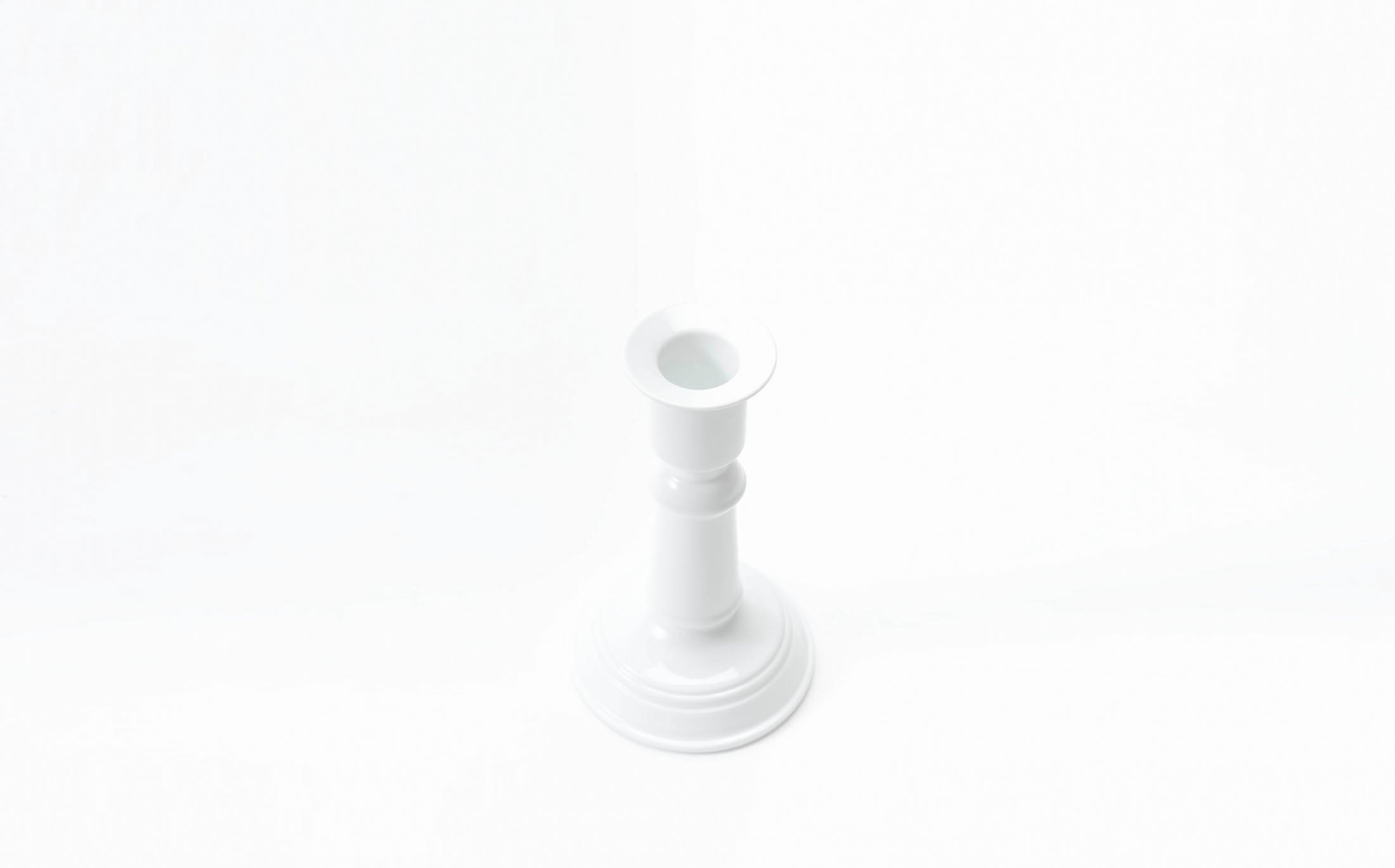 Tamaki - Porcelain White - Candle Stand C