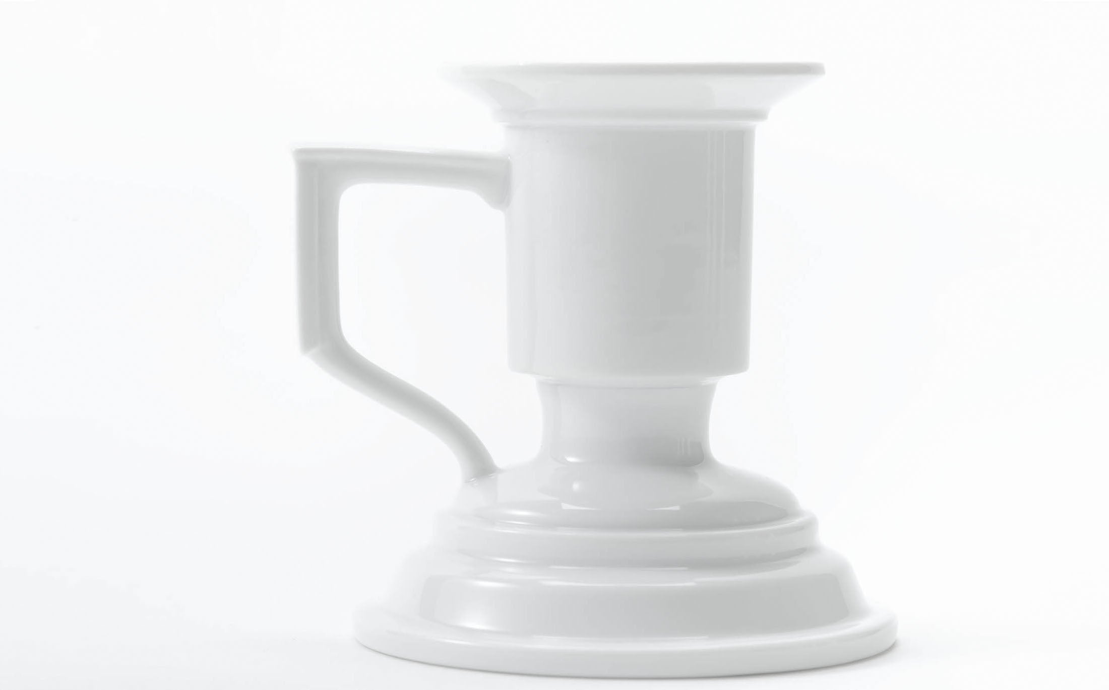 Tamaki - Porcelain White - Candle Stand D