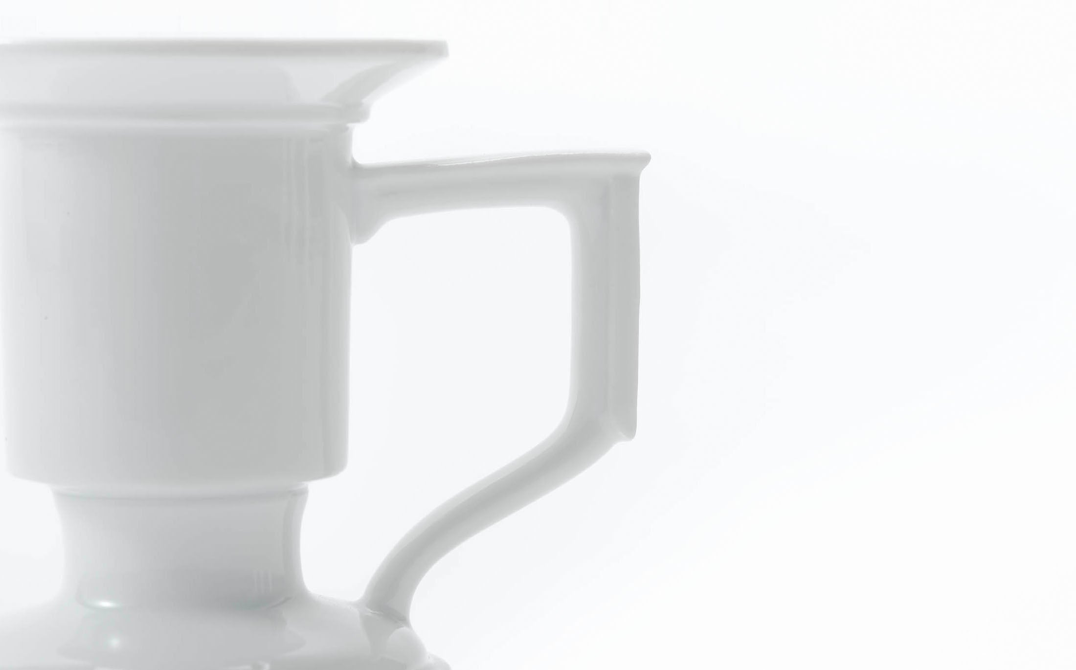 Tamaki - Porcelain White - Candle Stand D