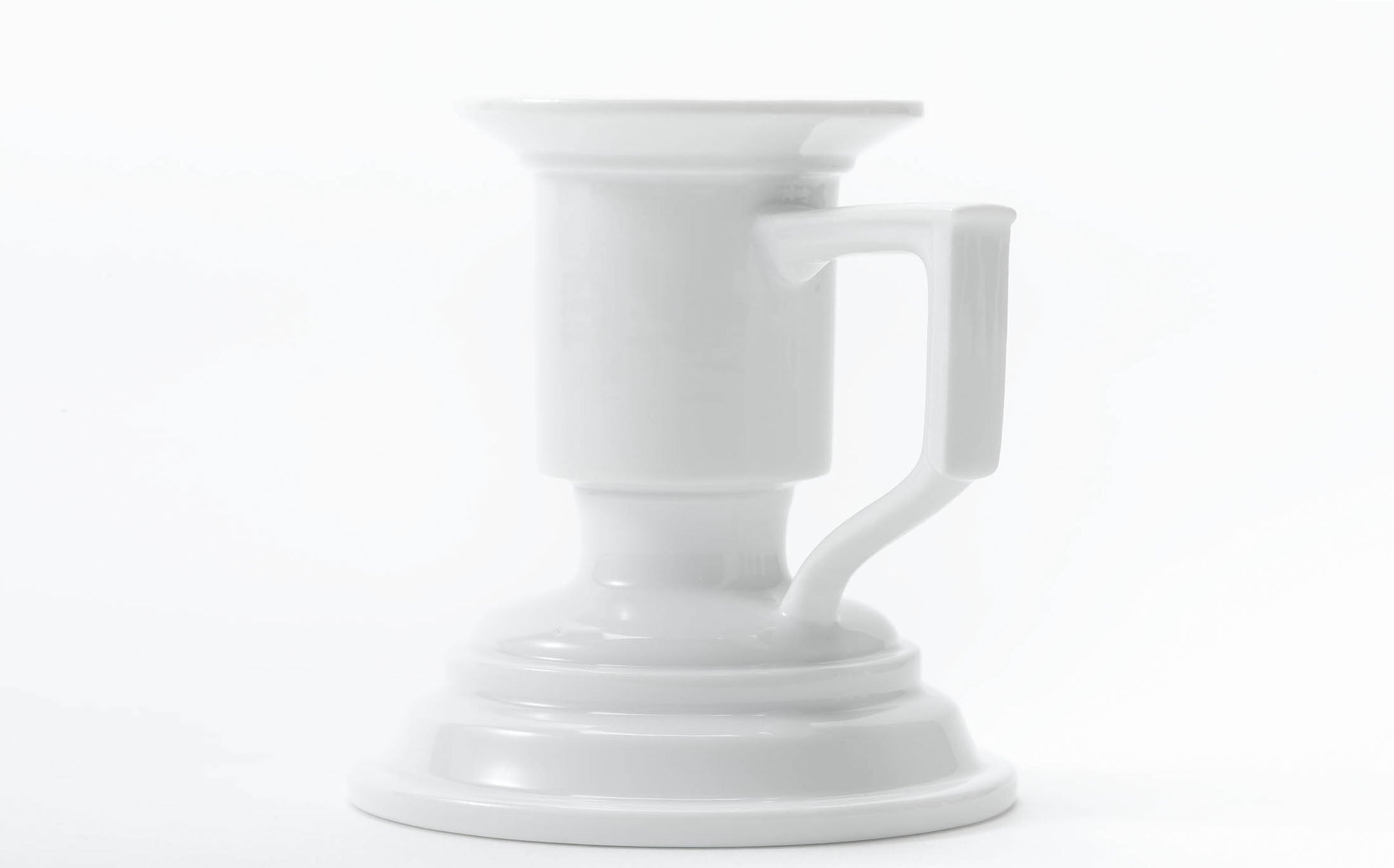 Tamaki - Porcelain White - Candle Stand D