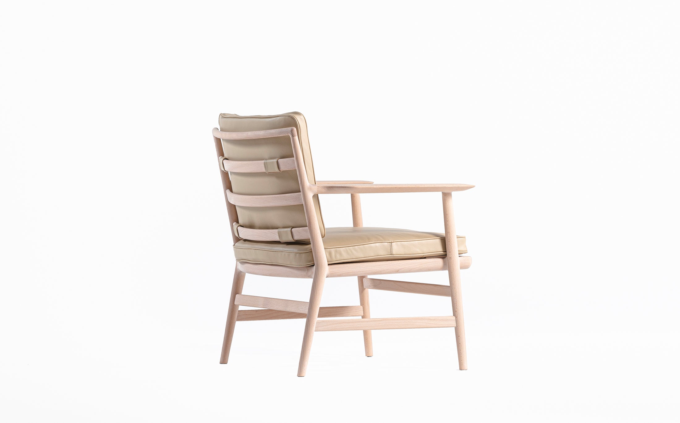 The sensual ladder back lounge arm