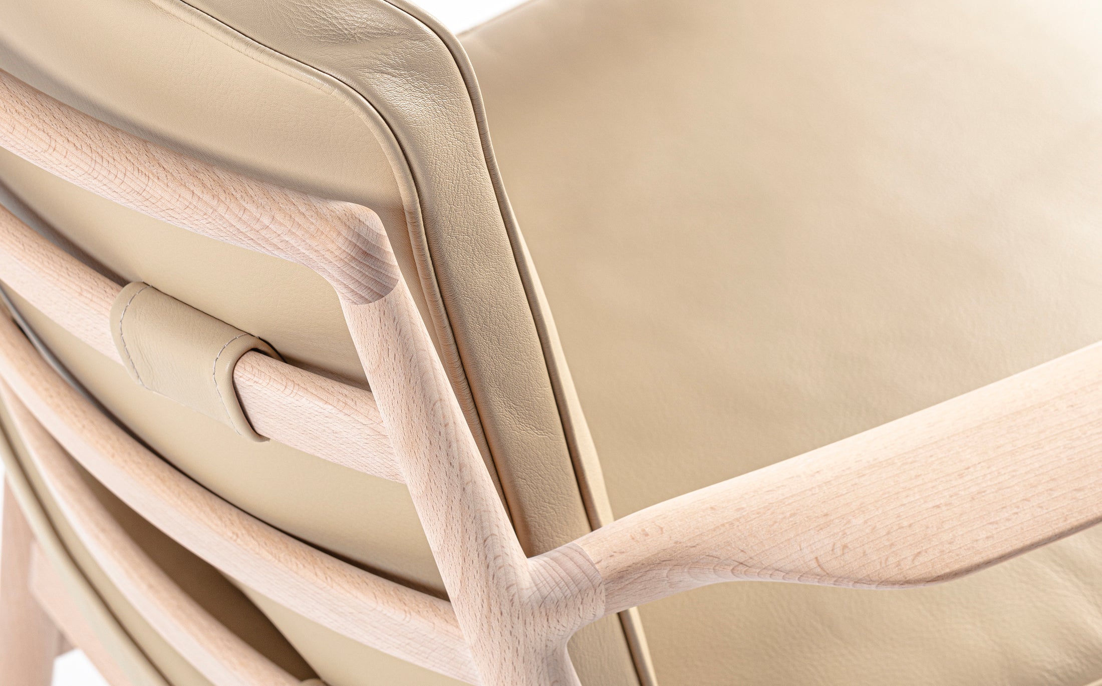 The sensual ladder back lounge arm