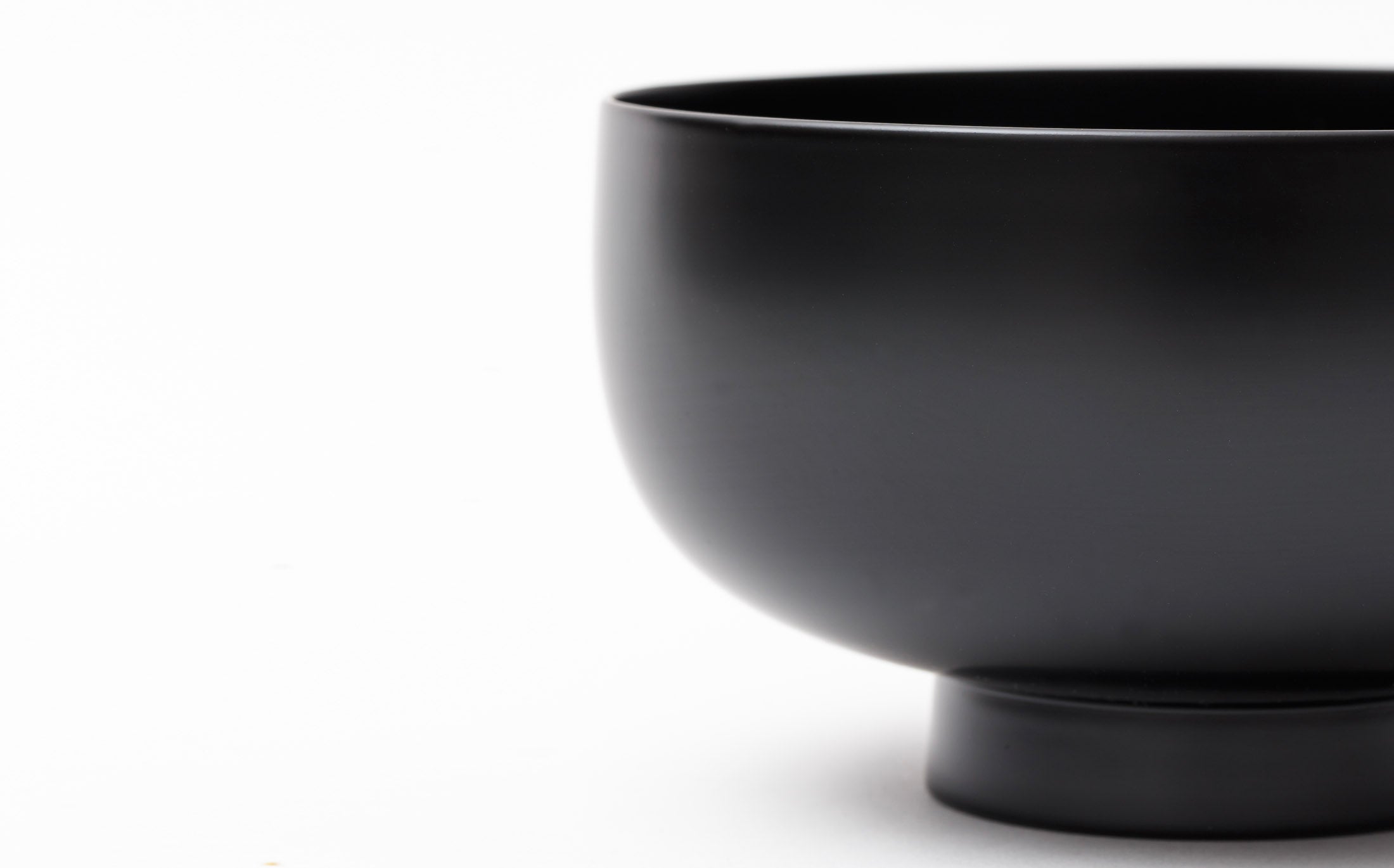 Tsubaki - Urushi Lacquer Black - Bowl "Hira"