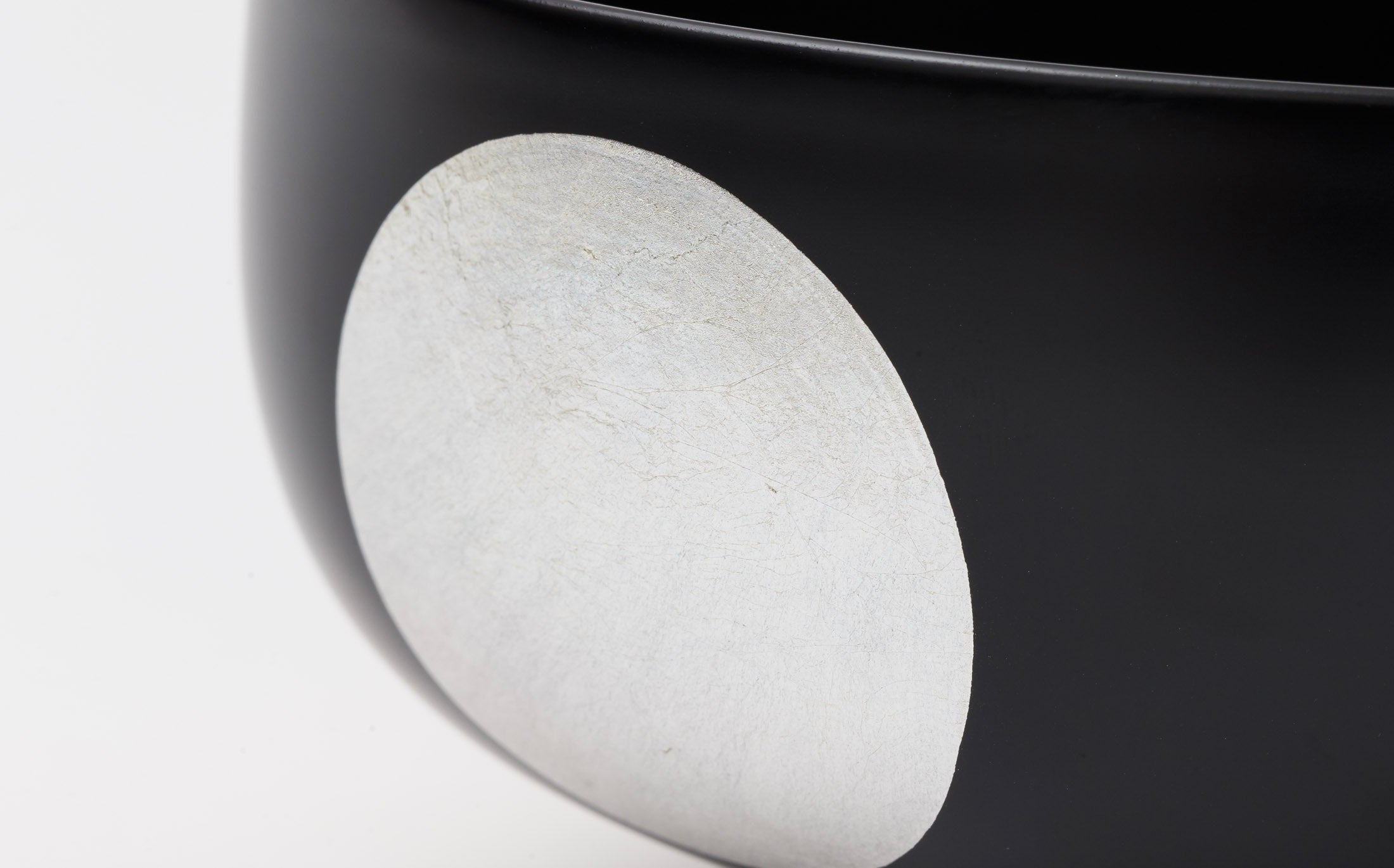 Tsubaki - Japanese Lacquer Black - Bowl "Nichigetsu-Hira"