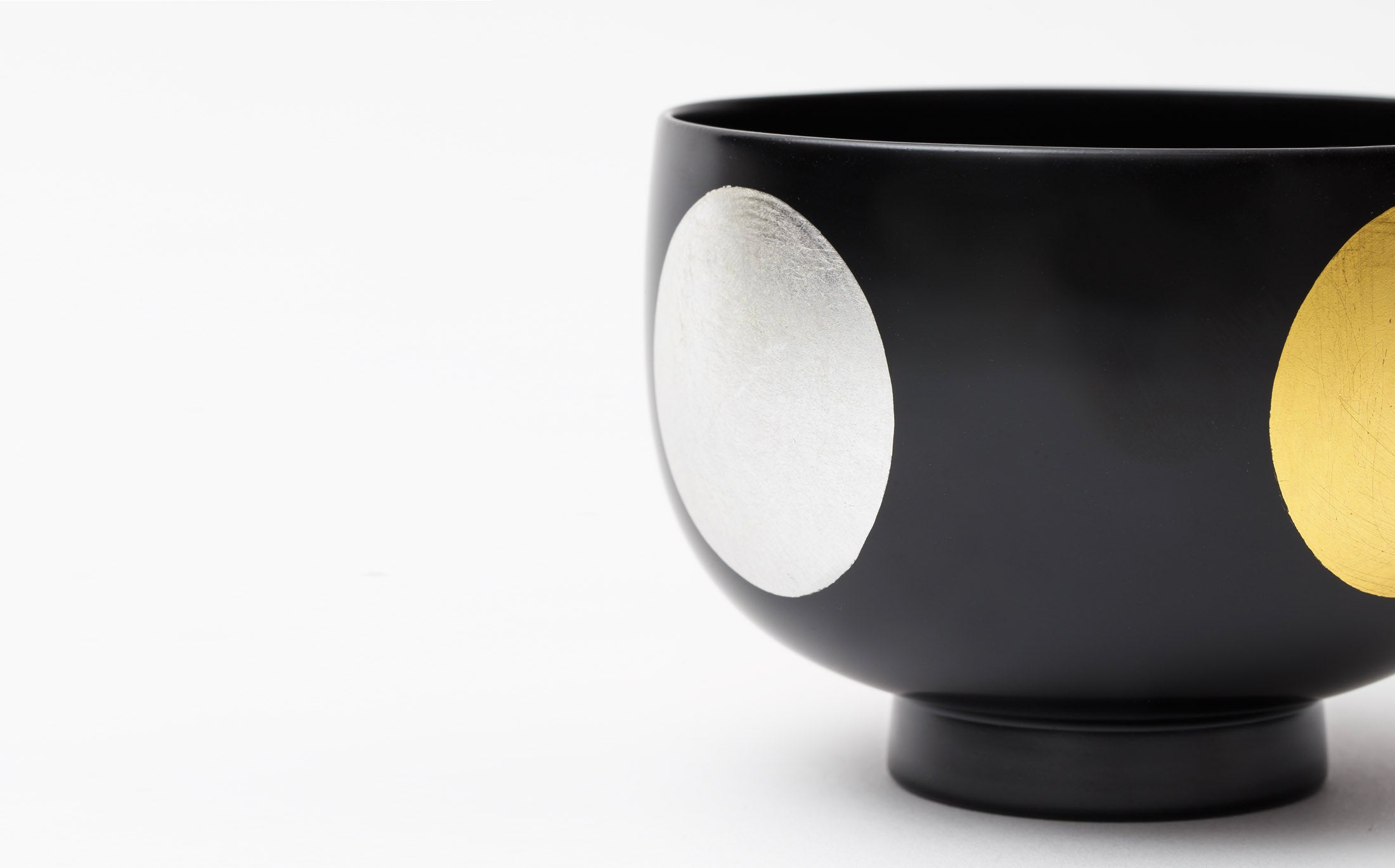 Tsubaki - Urushi Lacquer Black - Bowl "Nichigetsu-Maru"