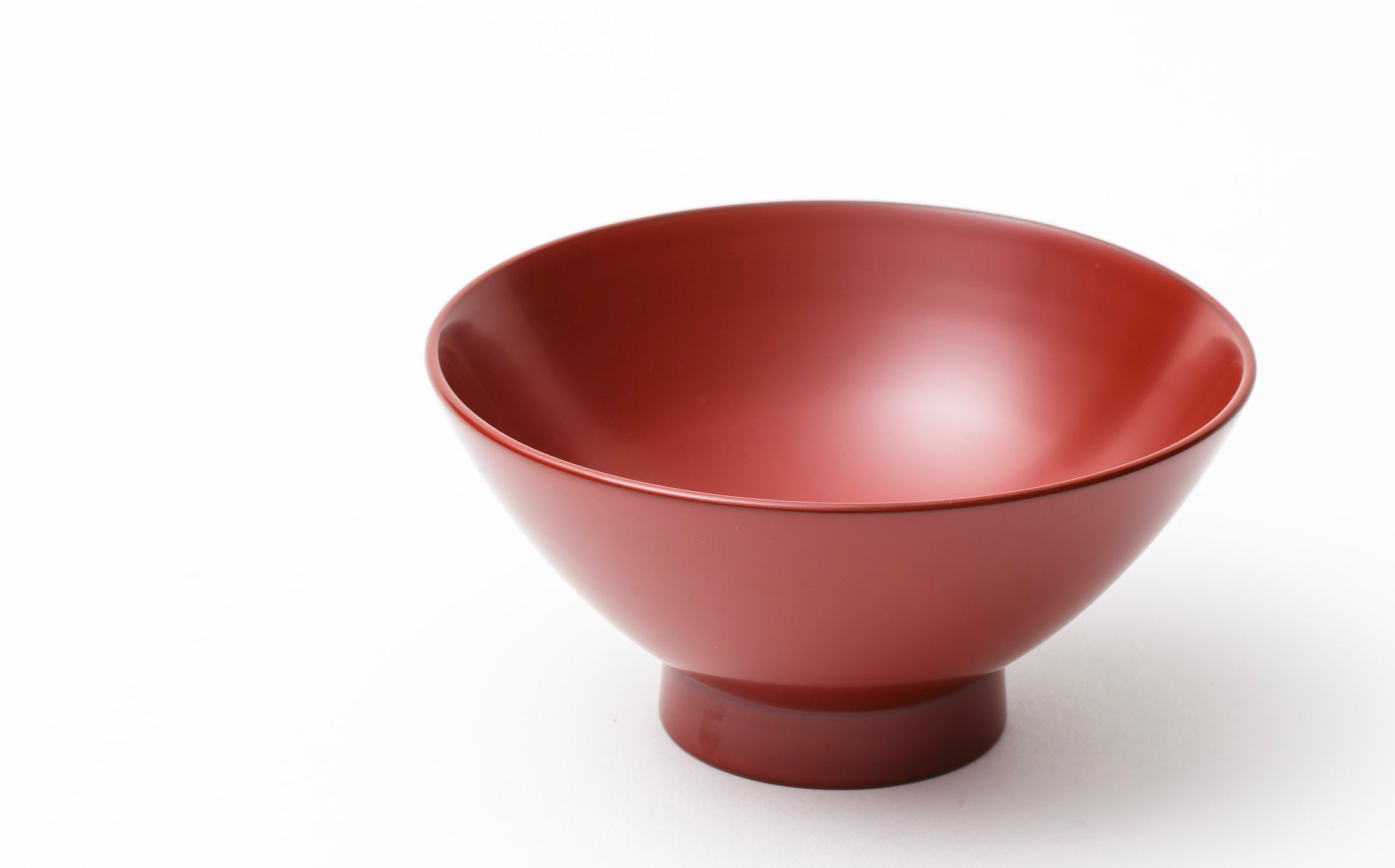 Tsubaki - Japanese Lacquer Vermillion - Rice Bowl