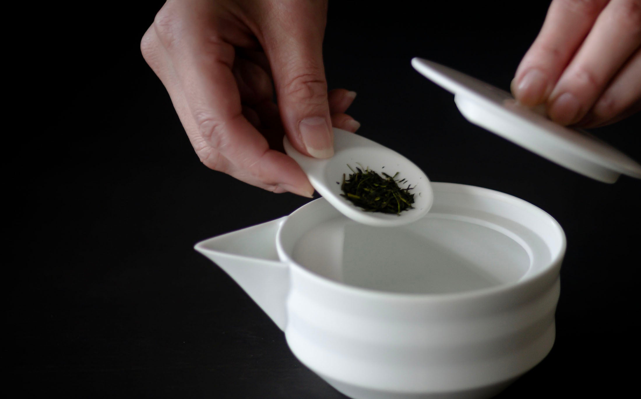 Ureshi - Porcelain White - Green Tea Pot