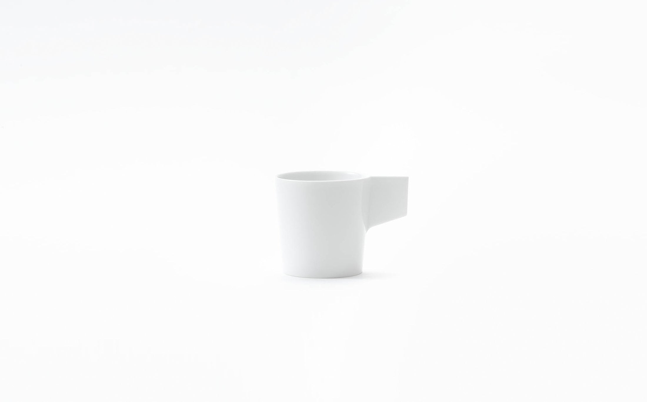 Vent Blanc - Porcelain White - Coffee Cup and Saucer