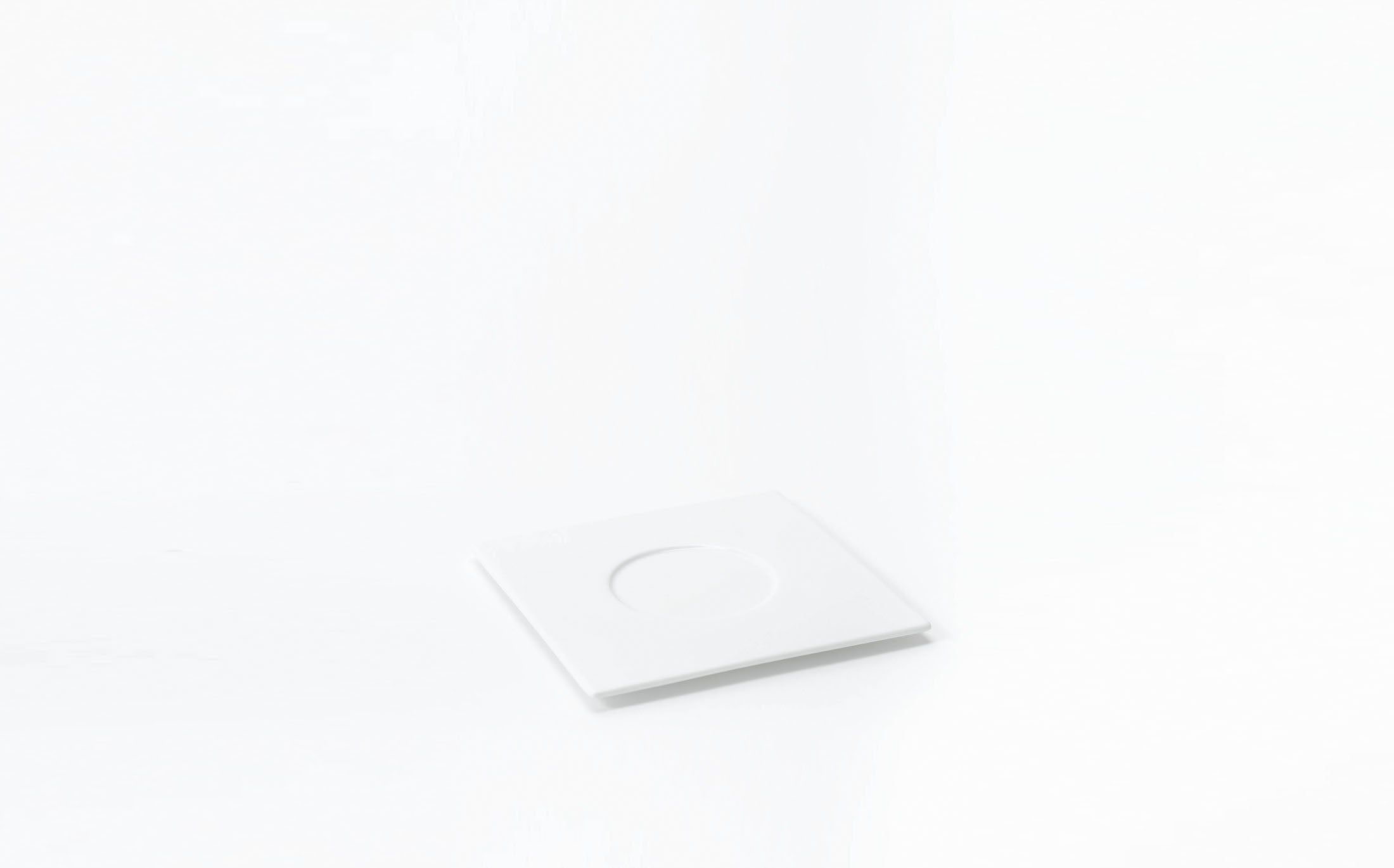 Vent Blanc - Porcelain White - Coffee Cup and Saucer