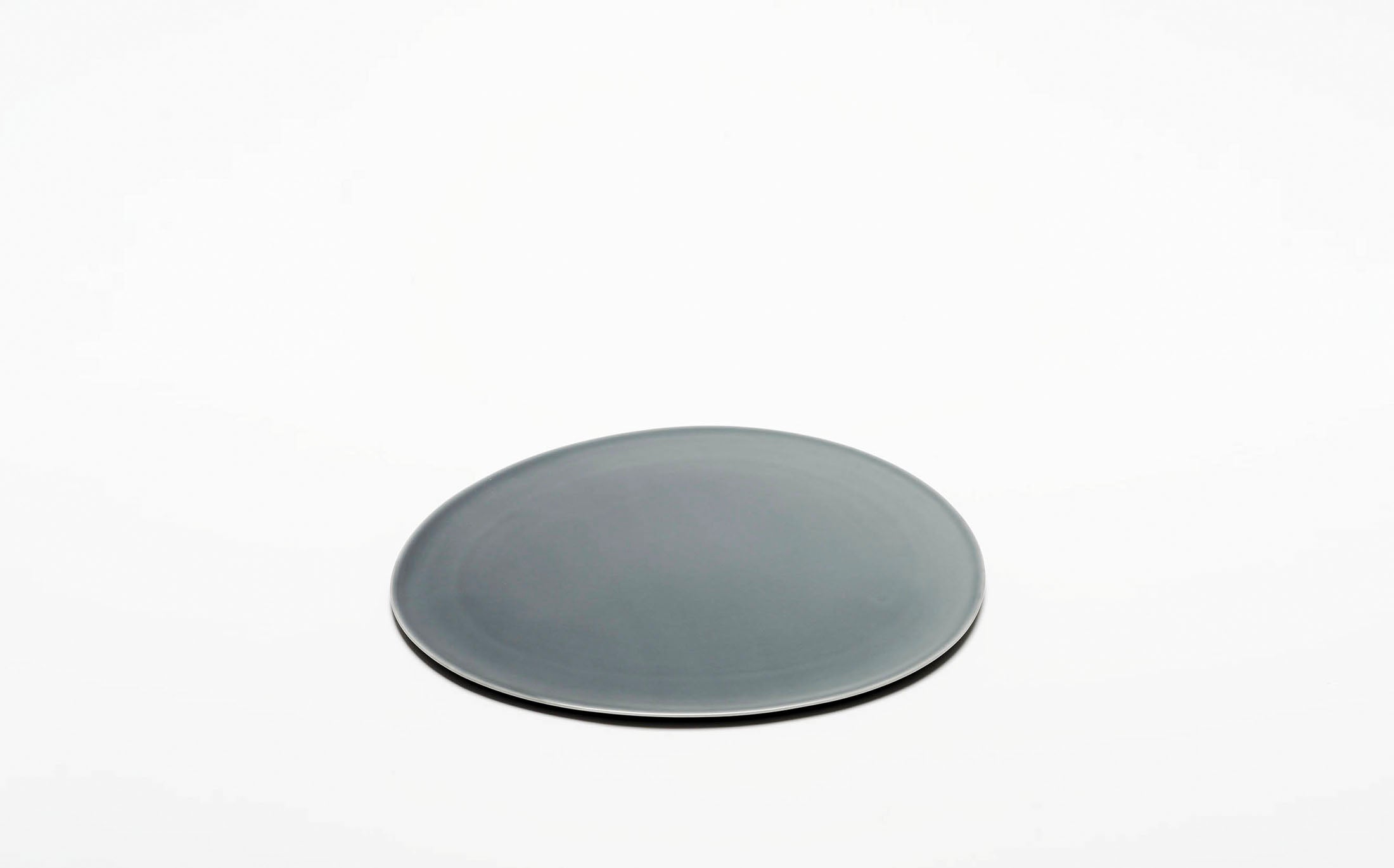 Vent Blanc - Porcelain Dark Grey - Plate Big