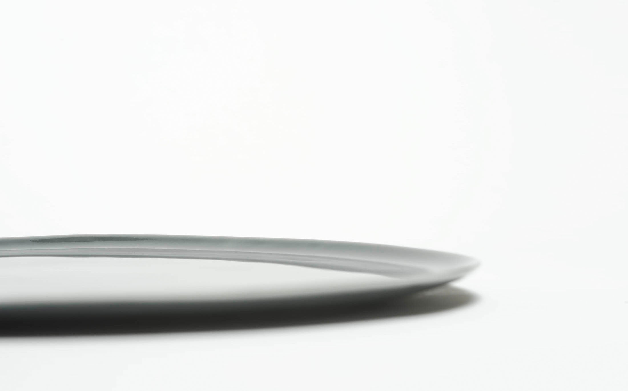 Vent Blanc - Porcelain Dark Grey - Plate Big