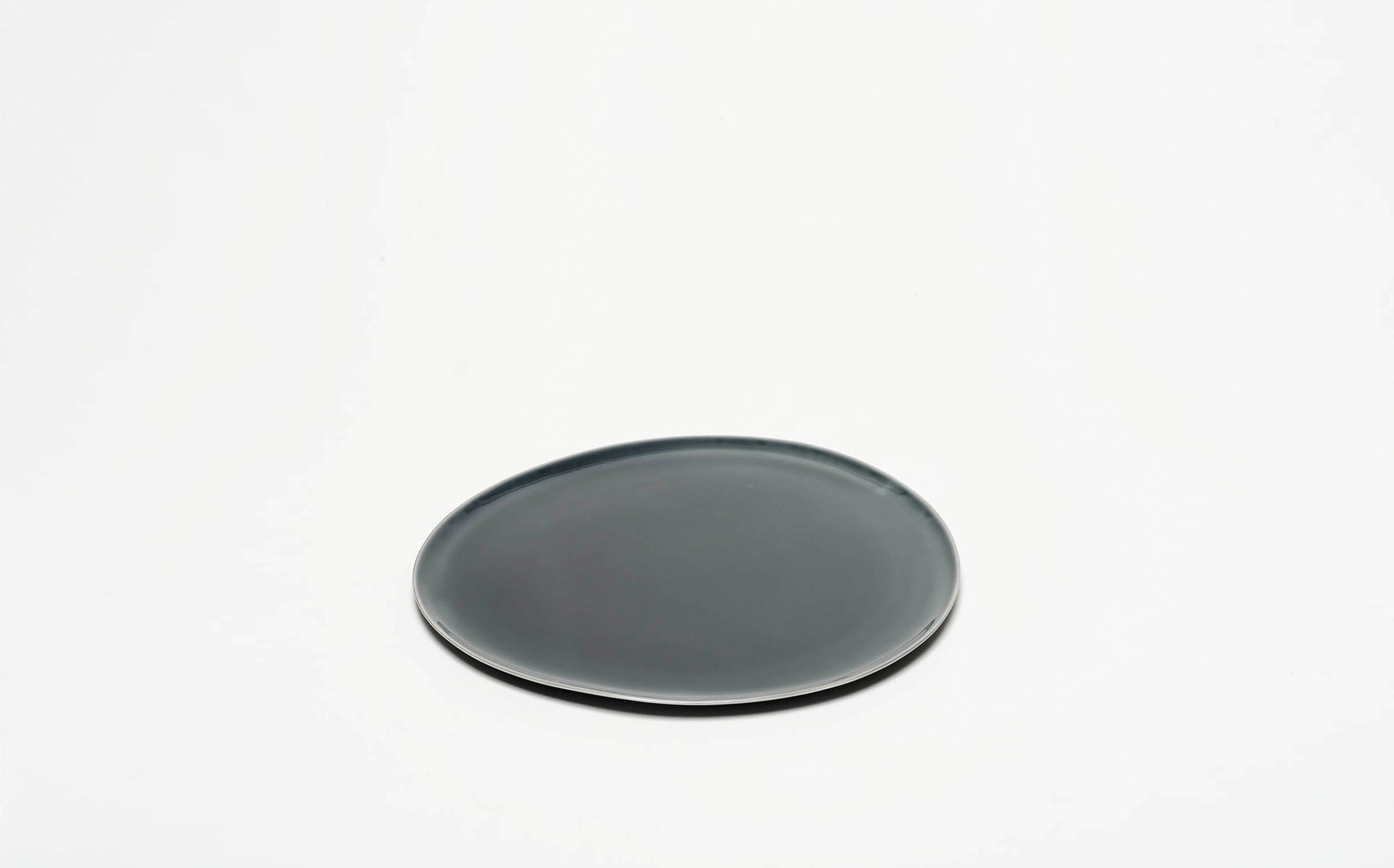 Vent Blanc - Porcelain Dark Grey - Plate Medium