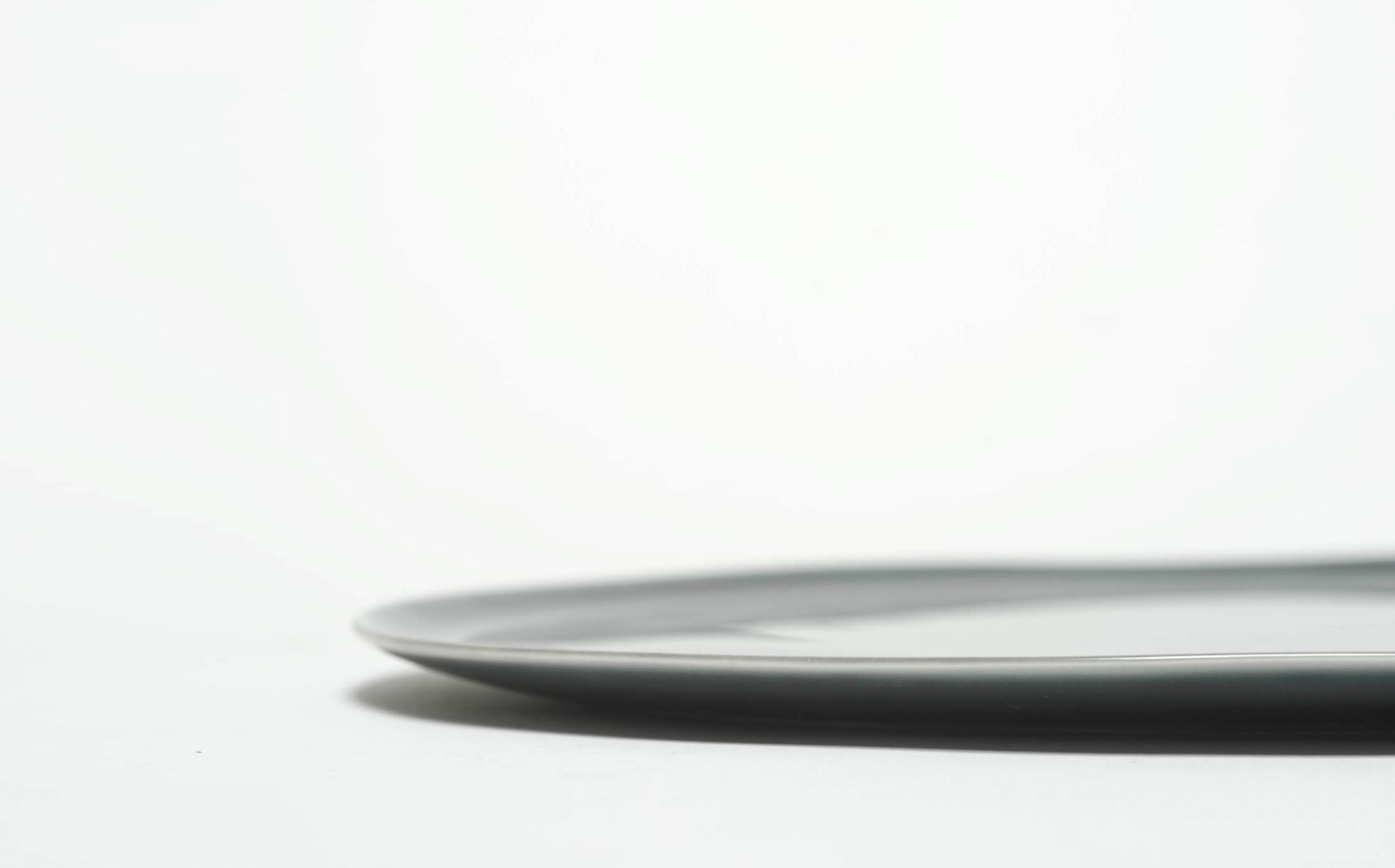 Vent Blanc - Porcelain Dark Grey - Plate Medium