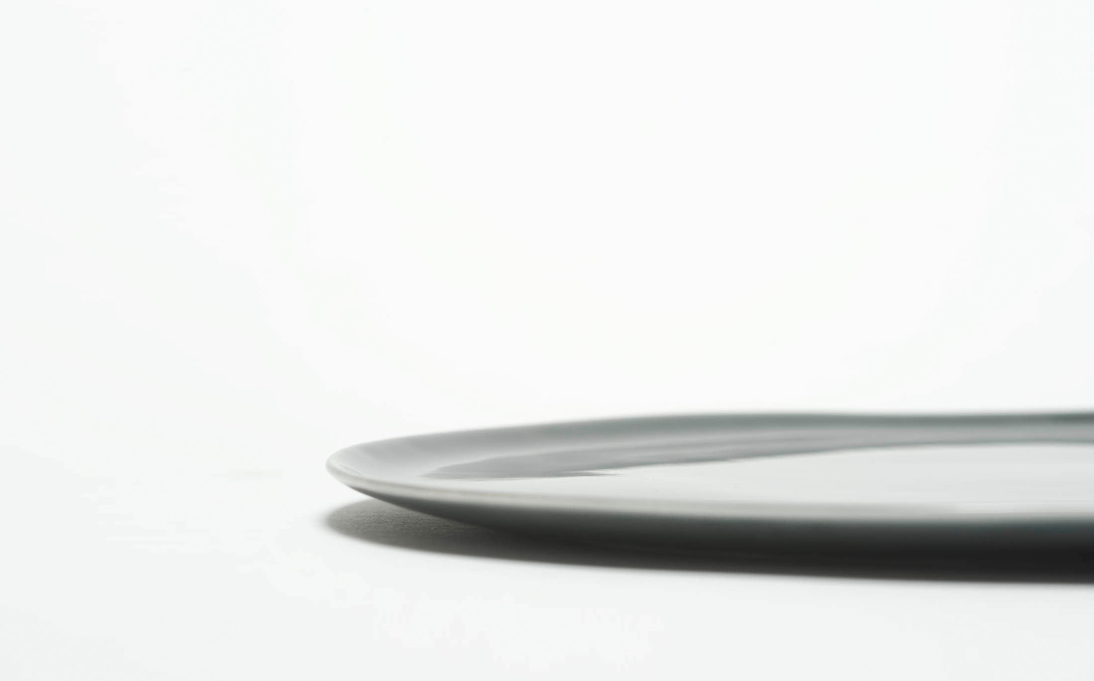 Vent Blanc - Porcelain Dark Grey - Plate Small