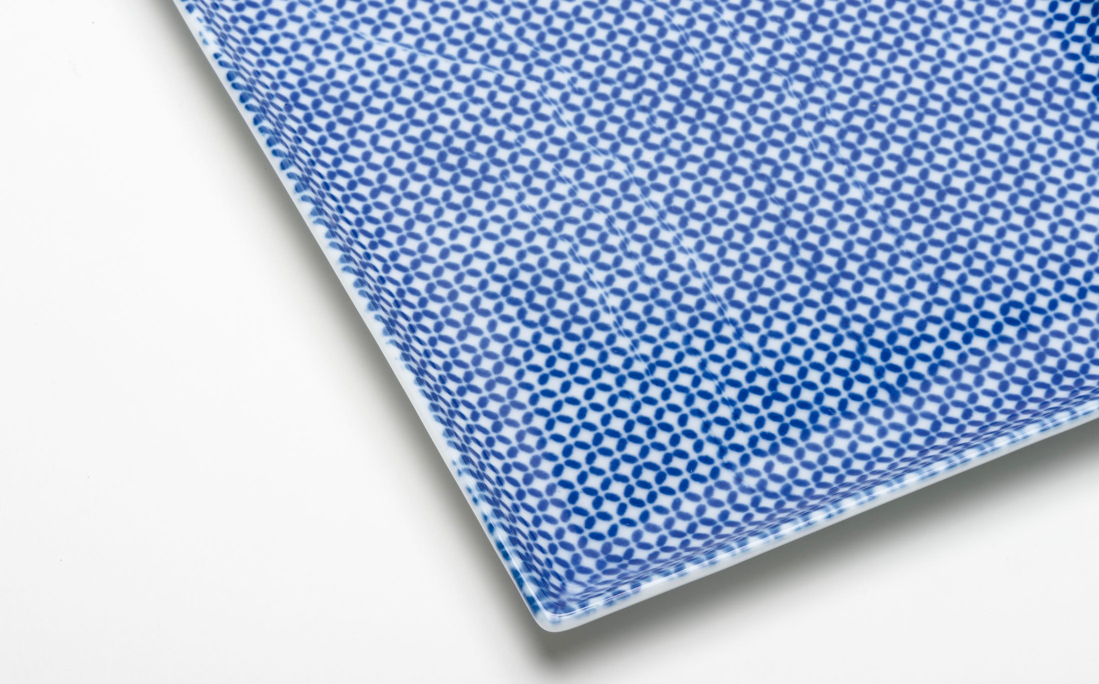 Yamabuki - Porcelain Gokushippo Blue - Square Plate
